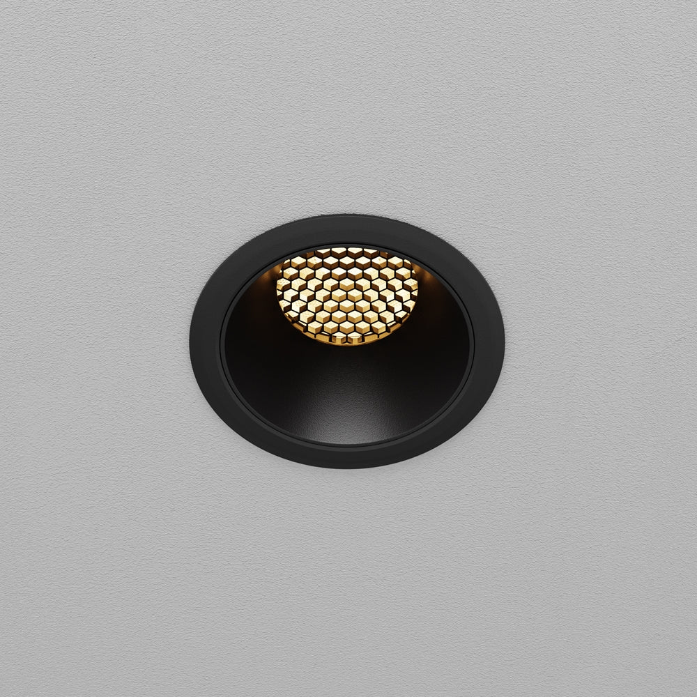 Maytoni Downlight Dip LED 50° Einbau-Rundleuchte schwarz