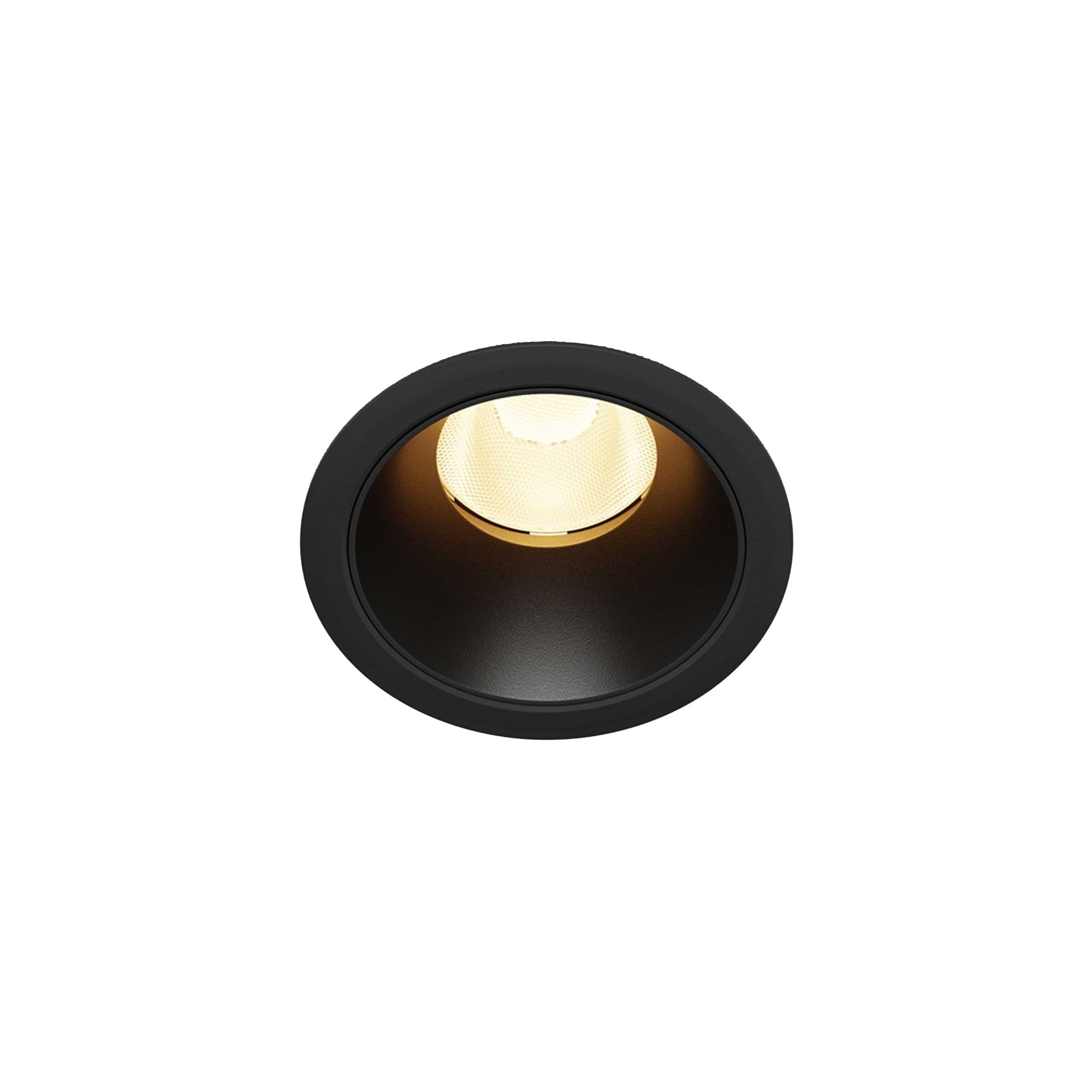 Maytoni Downlight Dip LED 50° Einbau-Rundleuchte schwarz