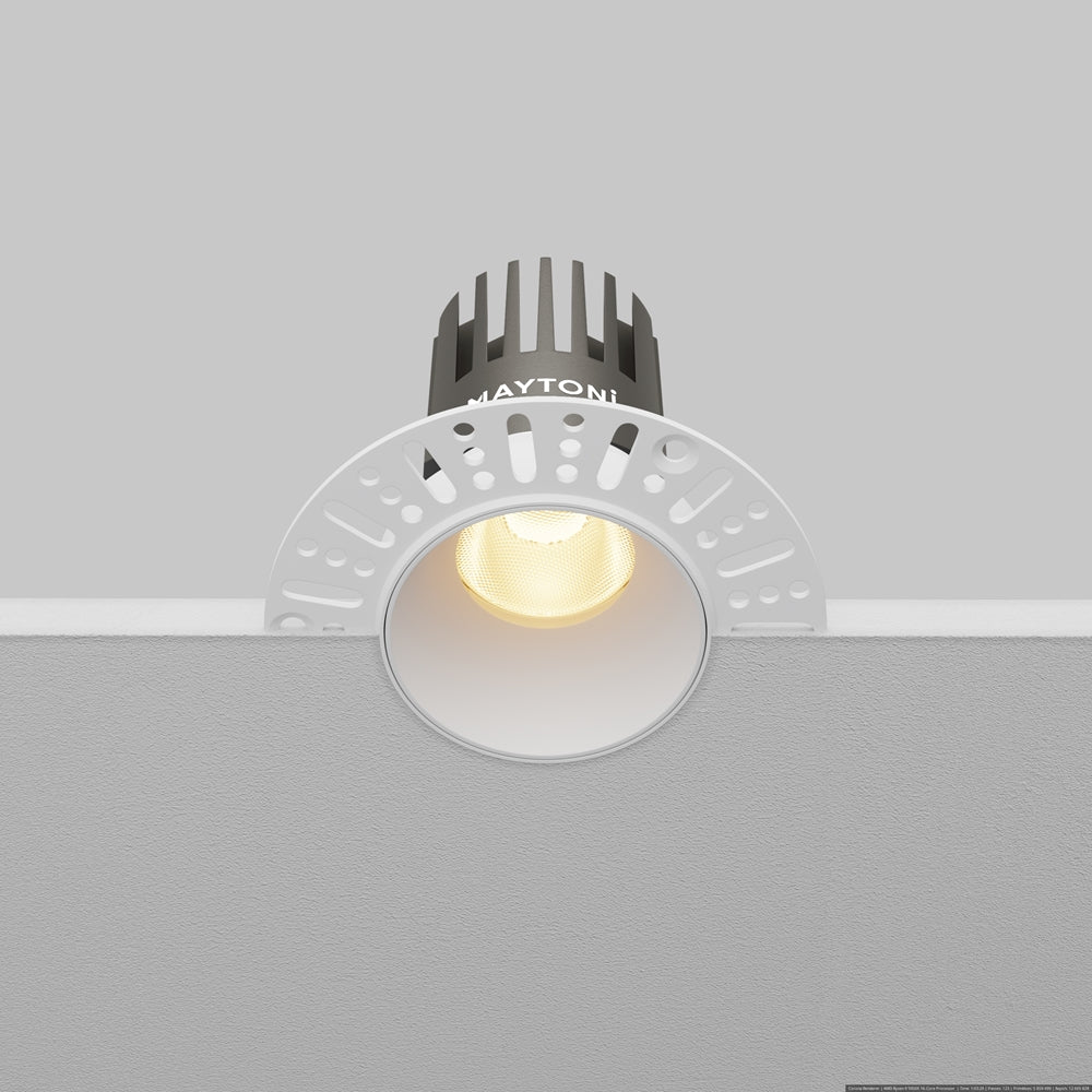 Maytoni Downlight Dip LED 50° Einbau-Rundleuchte weiß