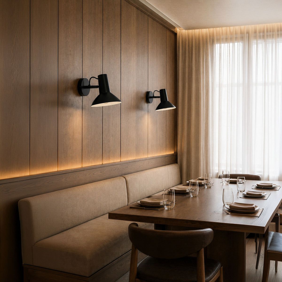 Aromas Hudo E27 Wandleuchte