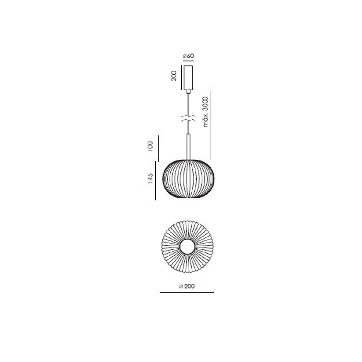 Aromas Irzo G9 Hängeleuchte