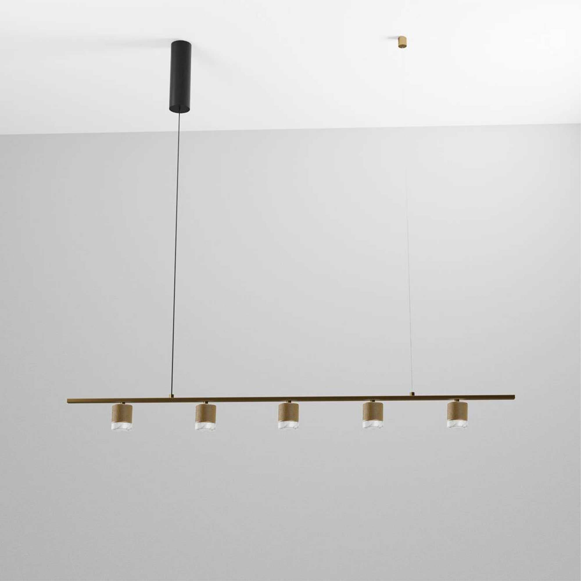 Aromas Tea LED závěsné svítidlo s pěti světli