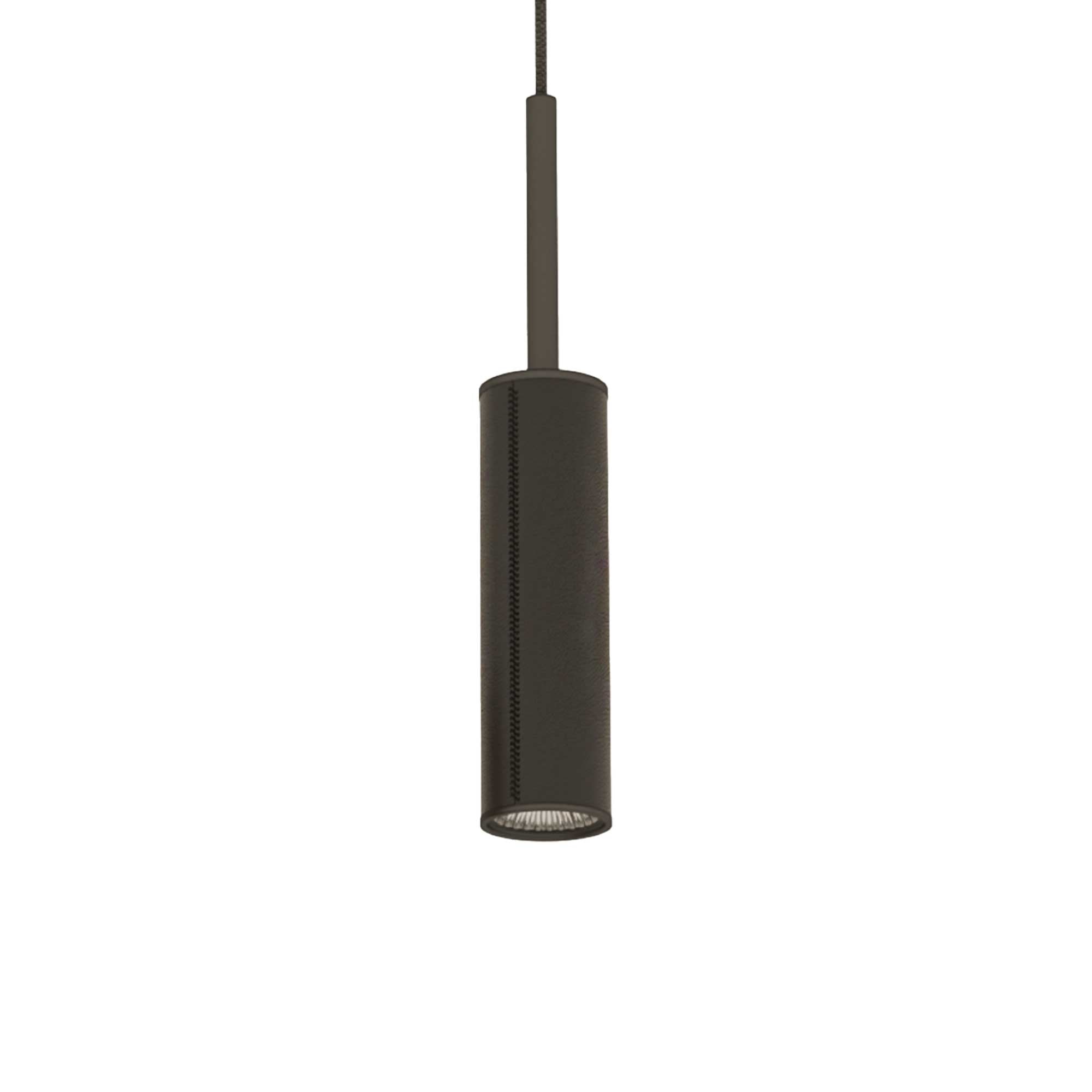 Aromas Tura LED závěsné kožené svítidlo