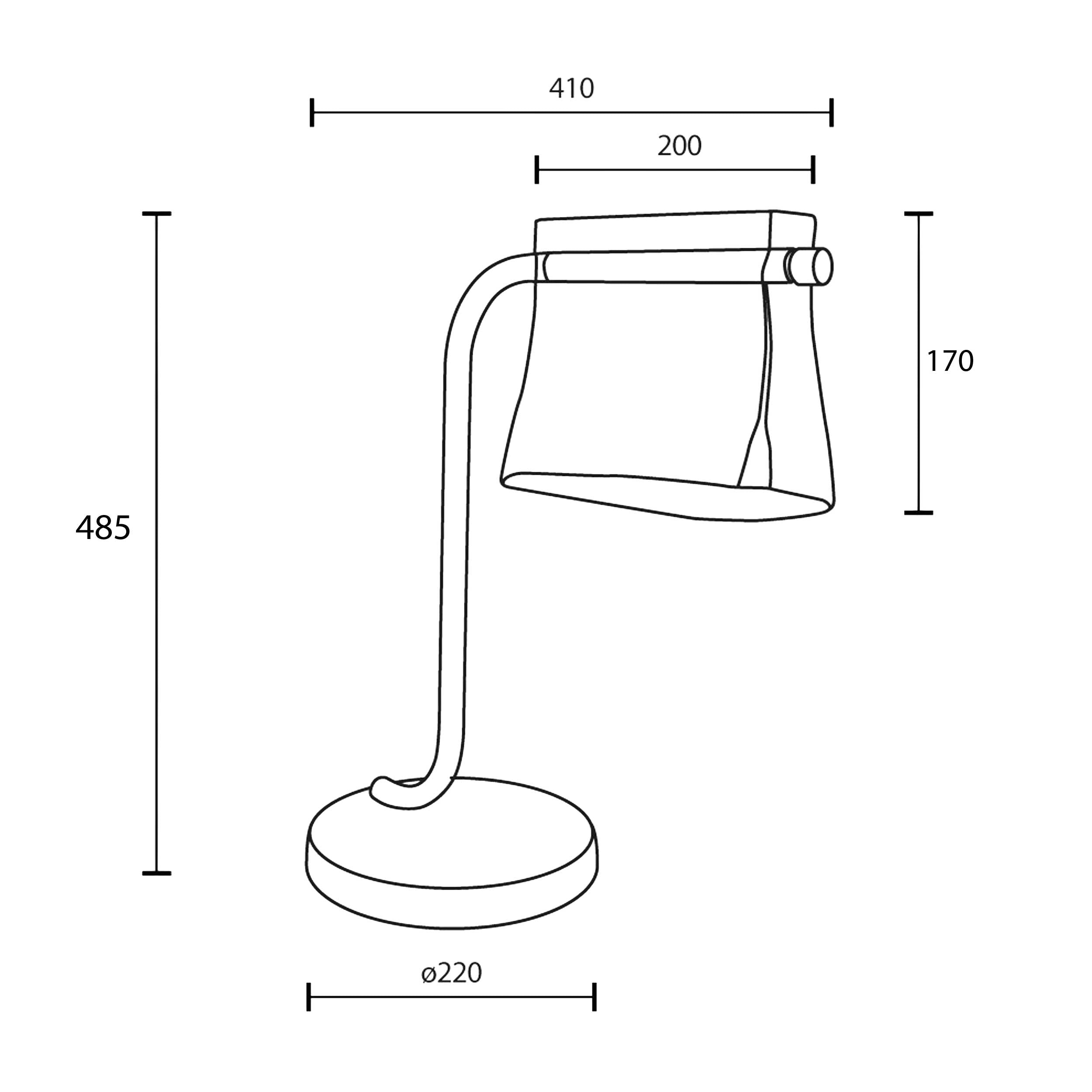 Maytoni Cabaret LED Tischlampe