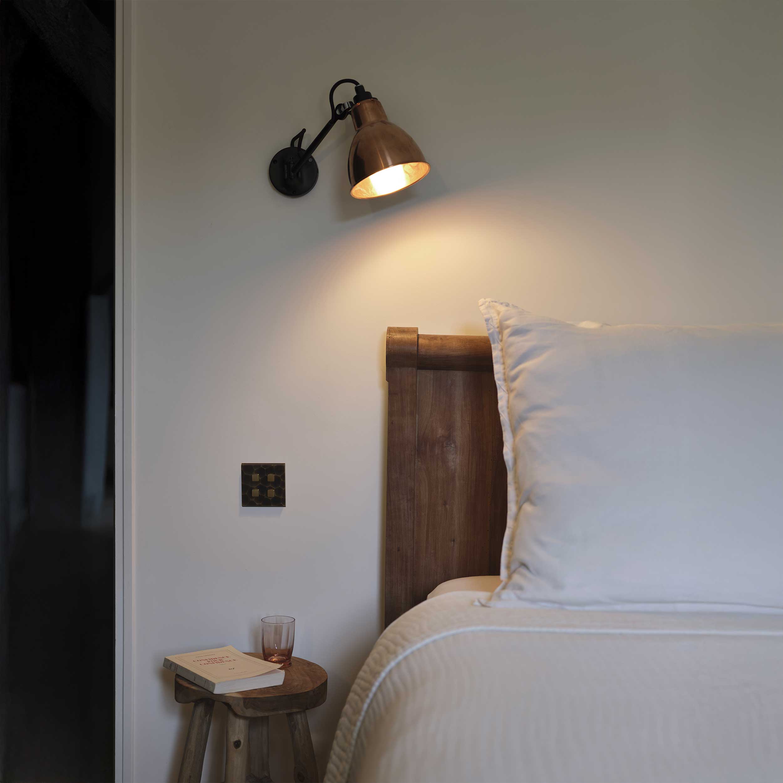 DCW éditions Lampe Gras N°104 E27 Nachttischlampe