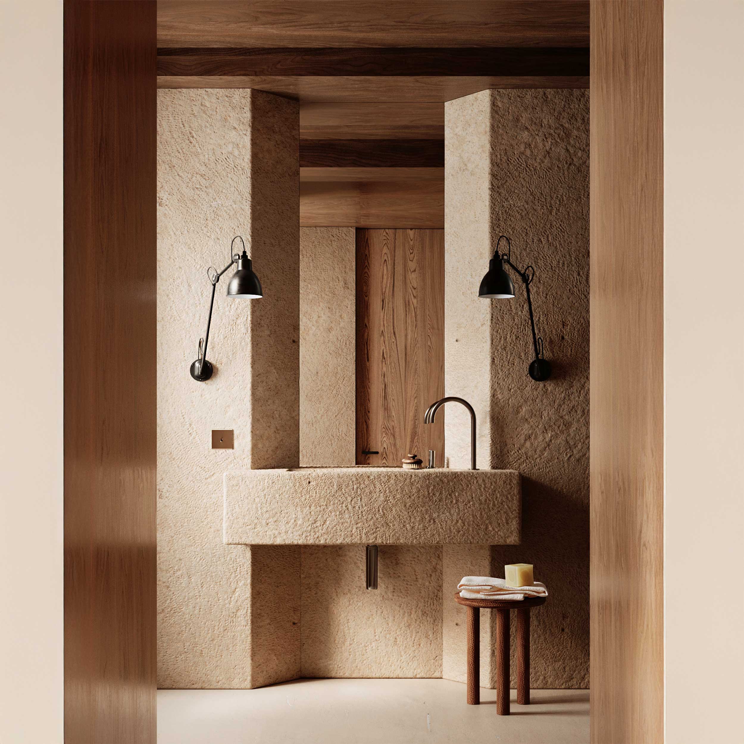 DCW éditions Lampe Gras N°122 E27 Badezimmer IP44