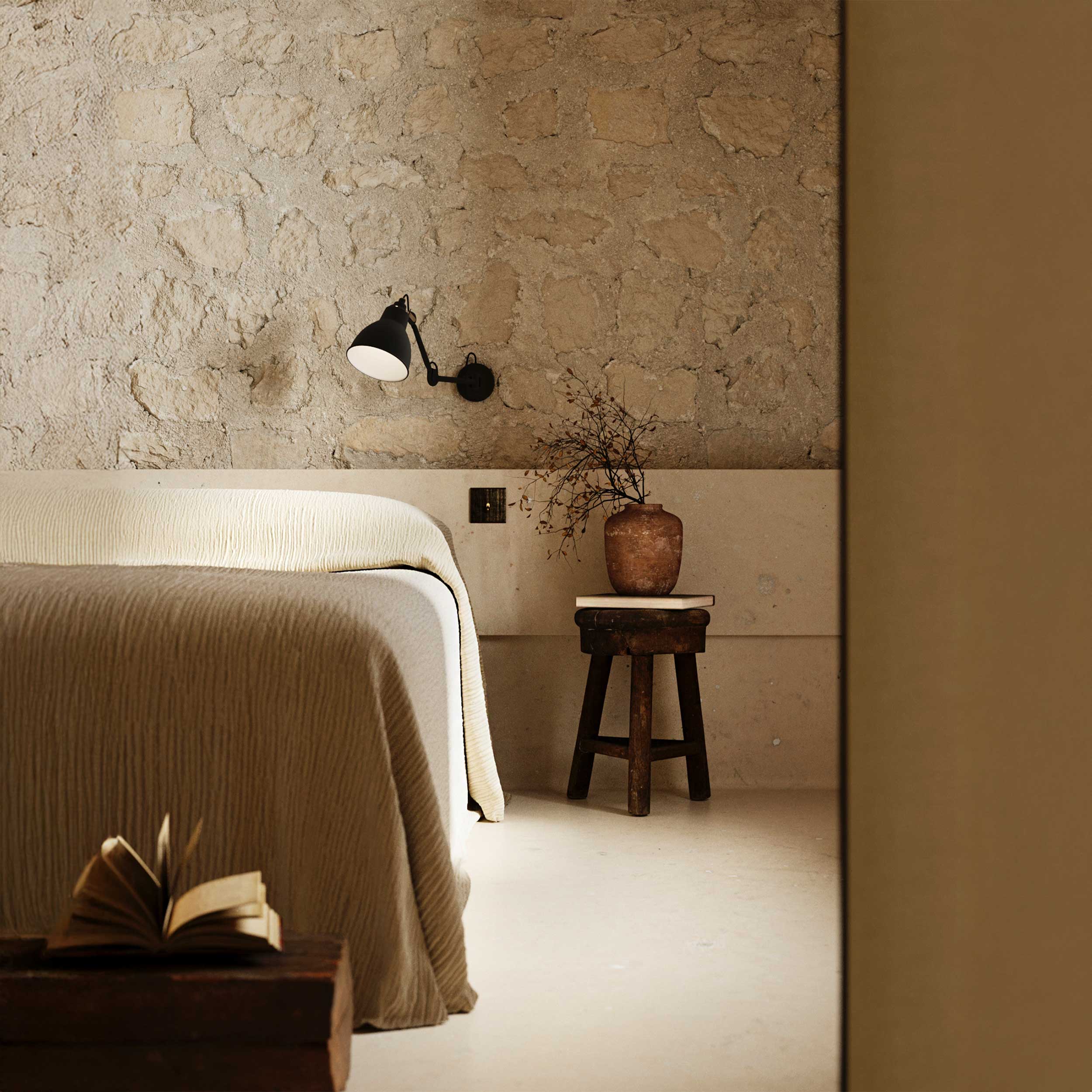 DCW éditions Lampe Gras N°204 E27 für Bett