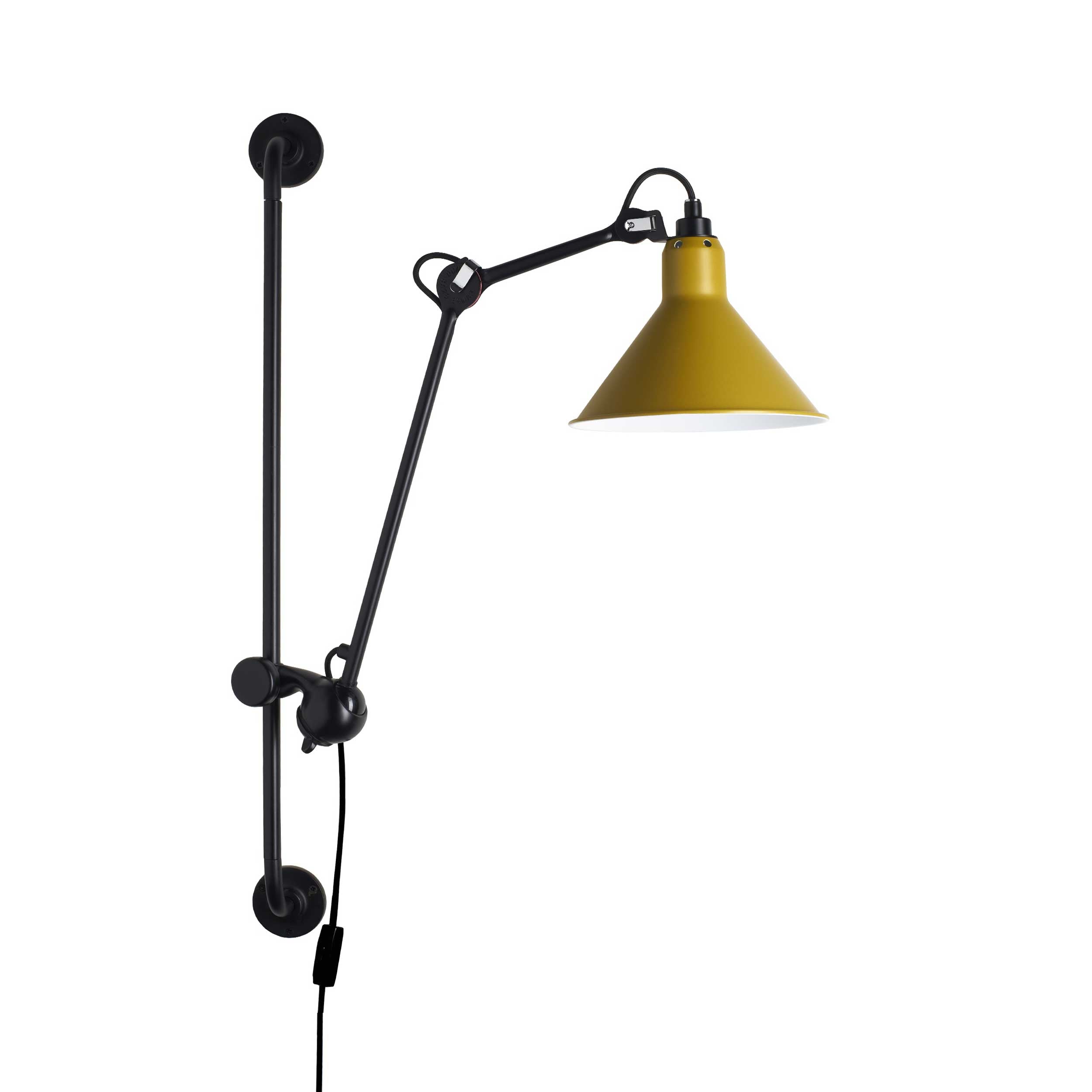 DCW éditions Lampe Gras N°210 E14 Wandleuchte mit Schalter