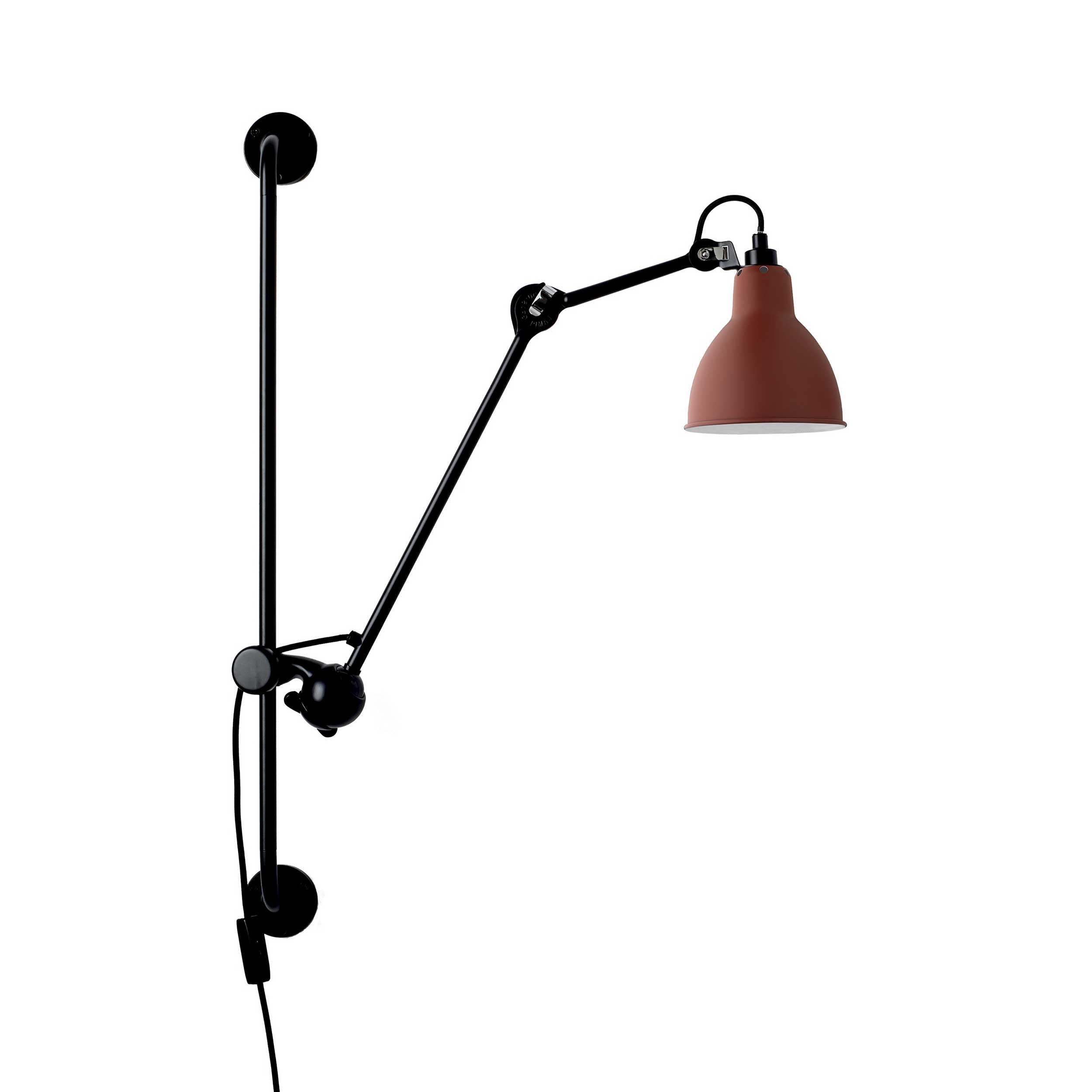 DCW éditions Lampe Gras N°210 E14 Wandleuchte mit Schalter