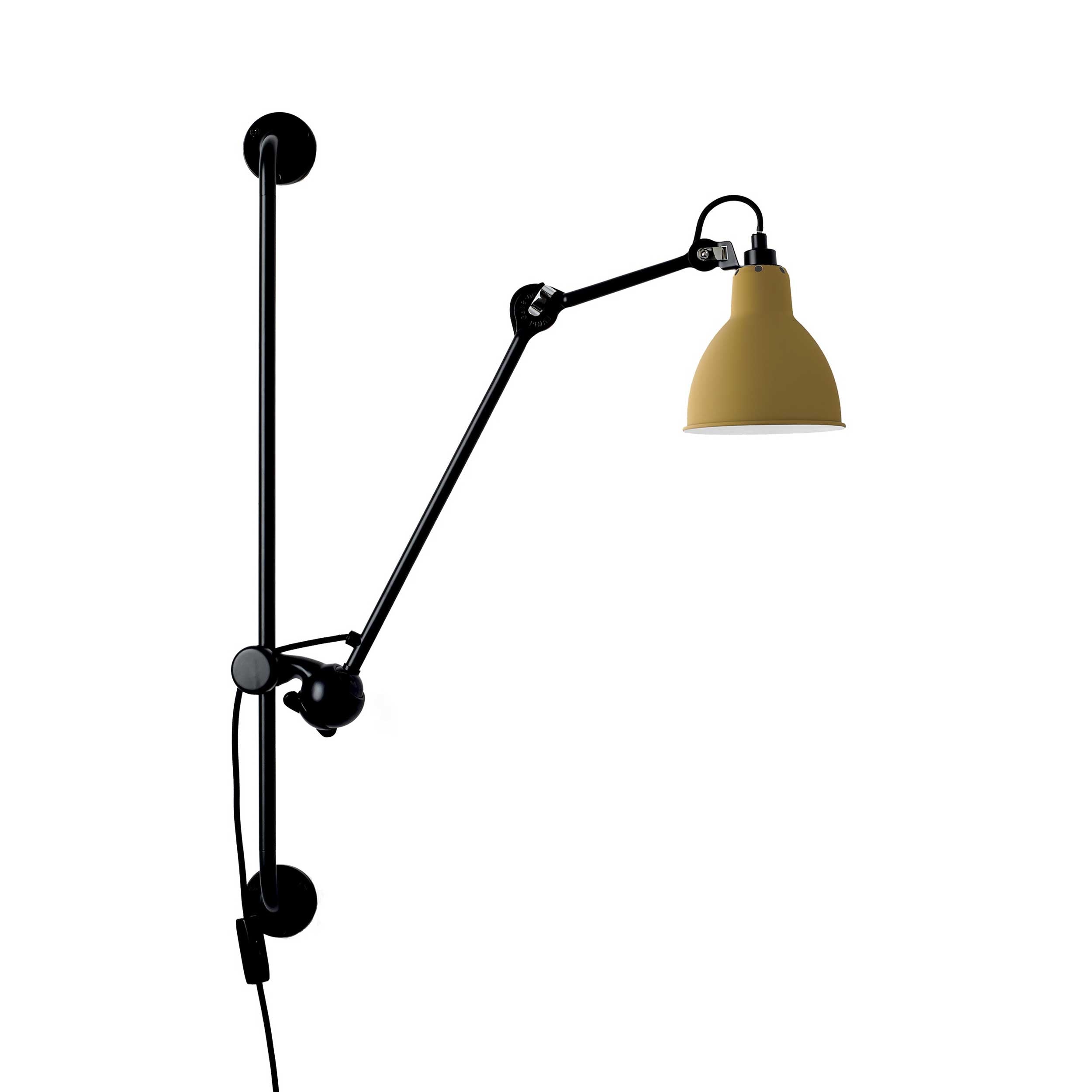 DCW éditions Lampe Gras N°210 E14 Wandleuchte mit Schalter