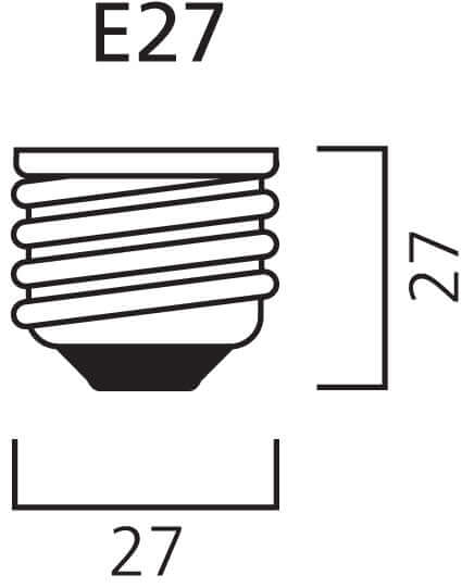 LED žárovka Sylvania RETRO E27 2700K 7W stmívatelná