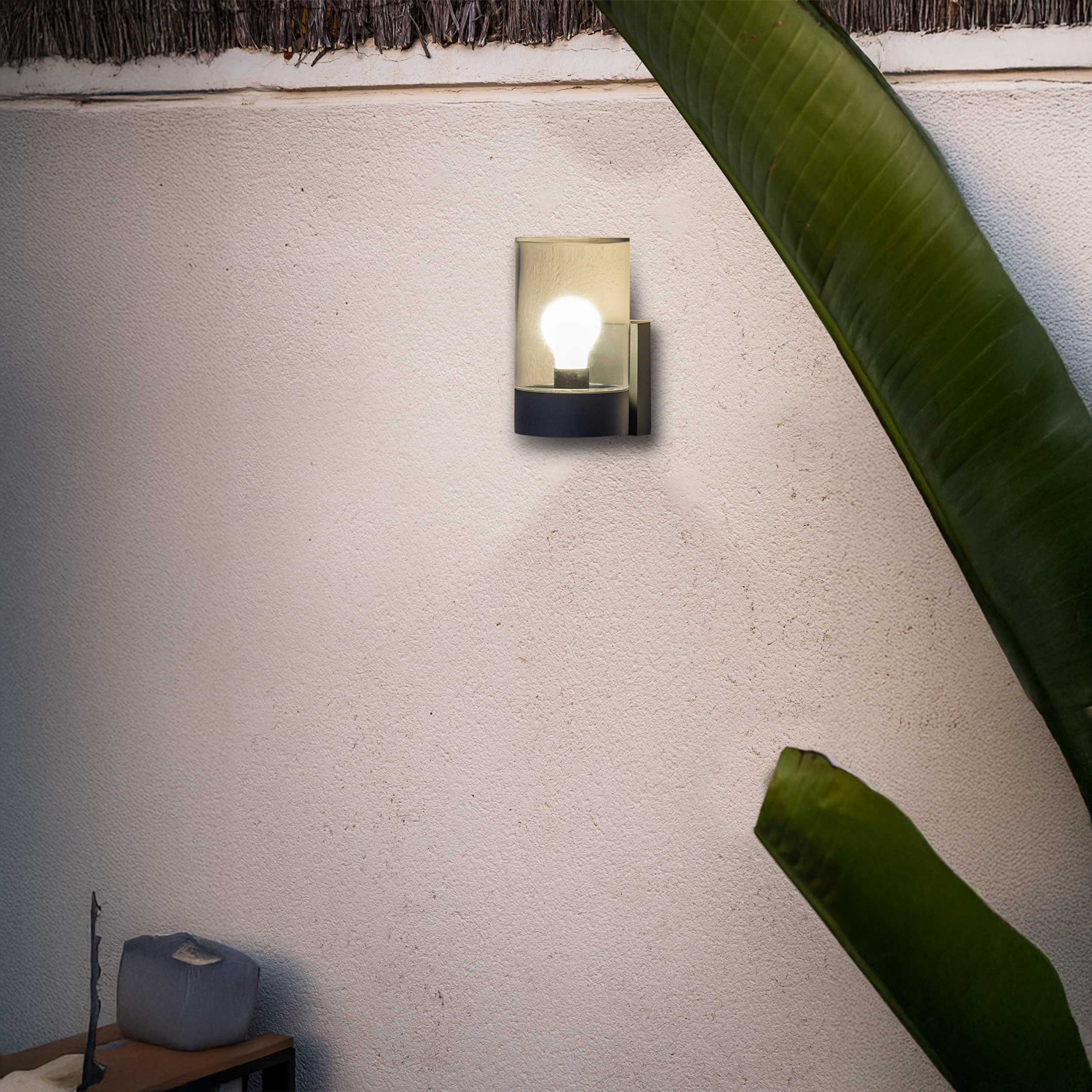 Faro Brume LED glass ceiling light IP44