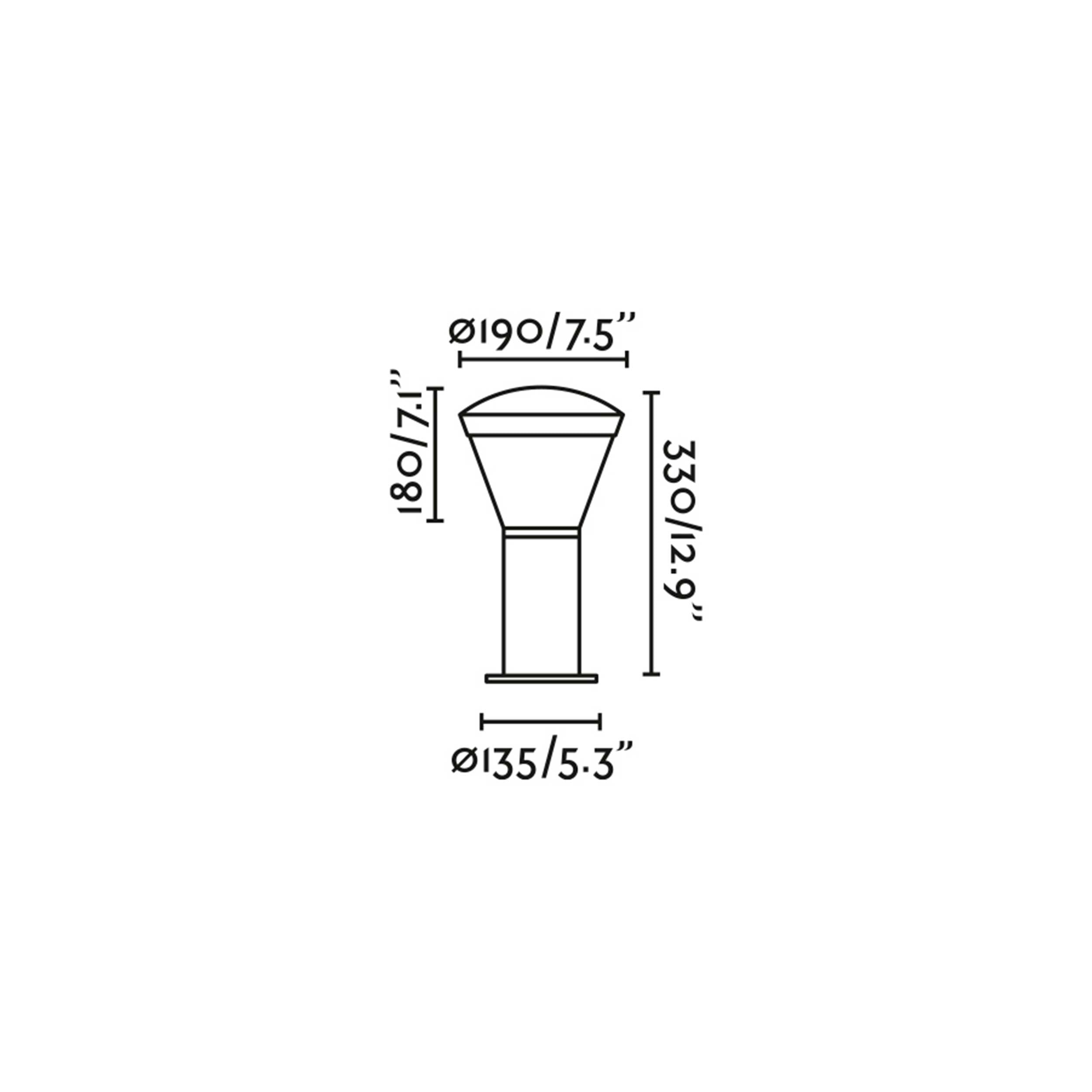 Faro Shelby LED-Säule Außenleuchte IP54
