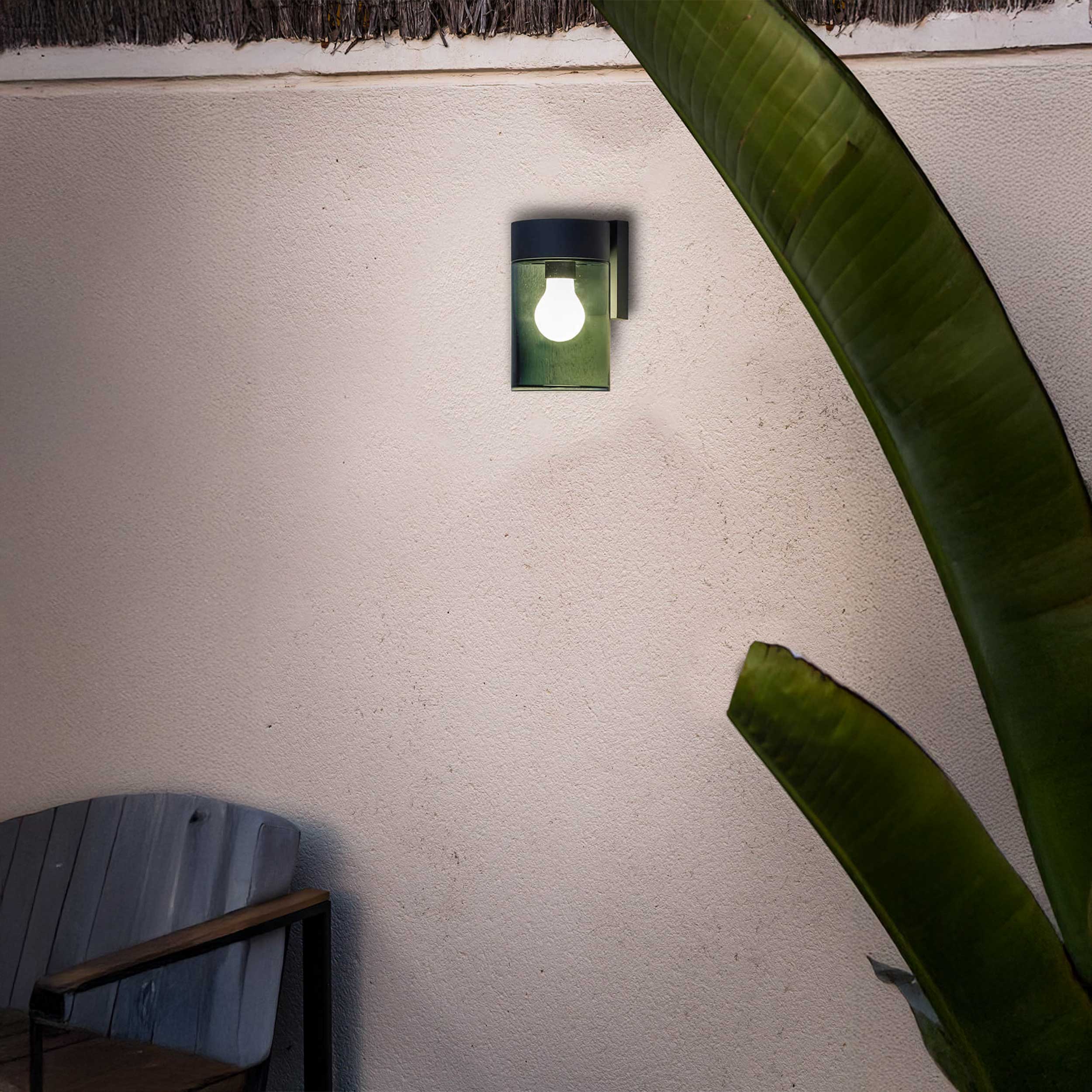 Faro Brume LED glass ceiling light IP44