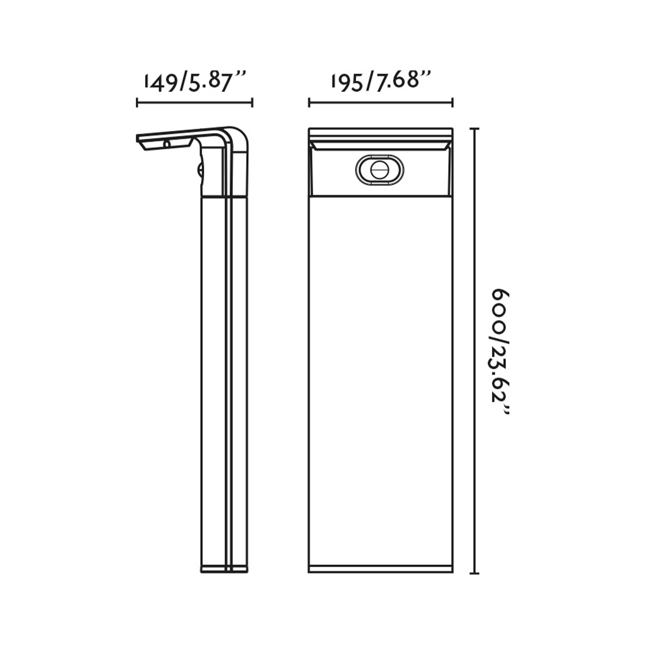 Faro Luma LED-Säule Außenleuchte IP65