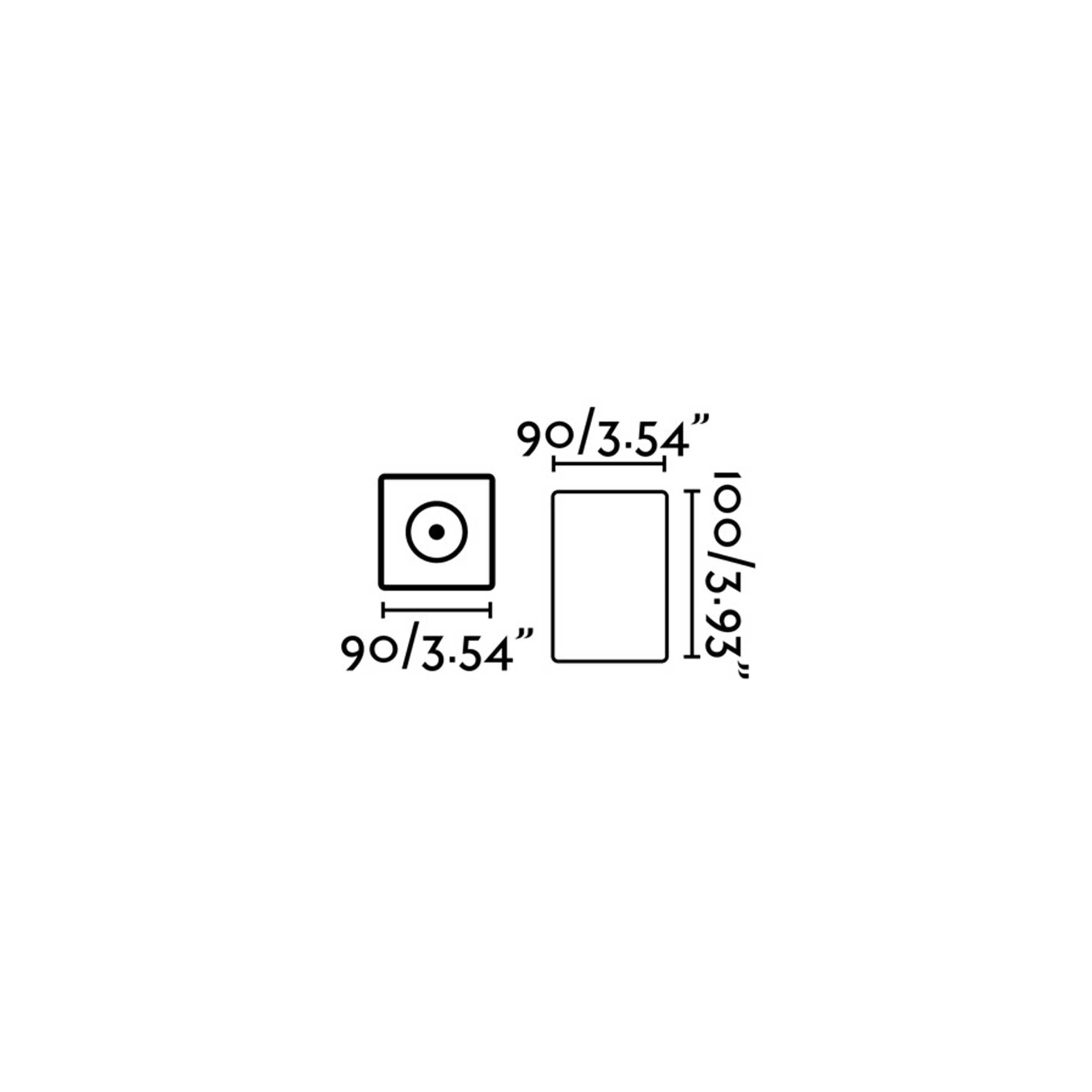 Faro Brume LED glass ceiling light IP44