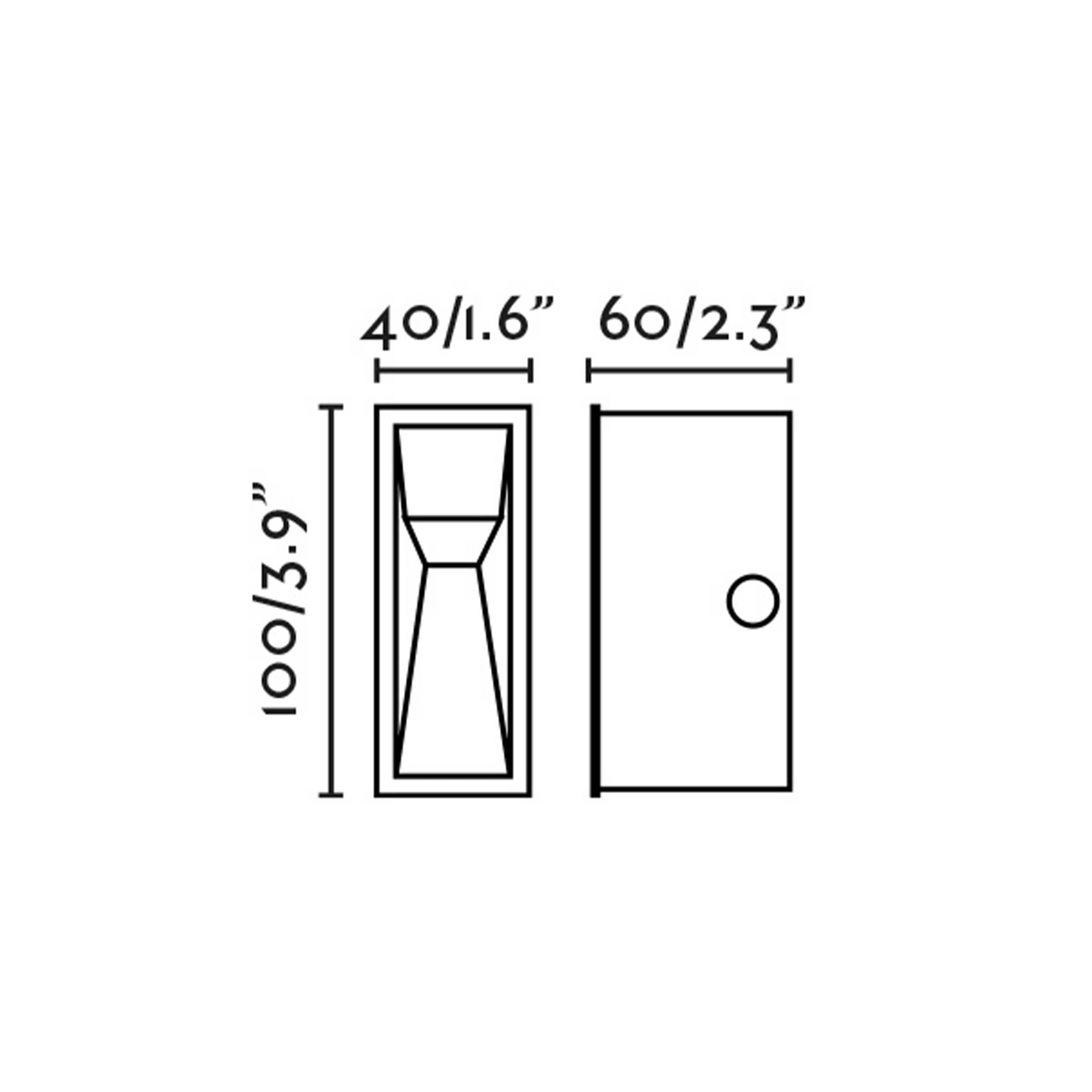 Faro Til LED Wandeinbau-Außenleuchte IP65