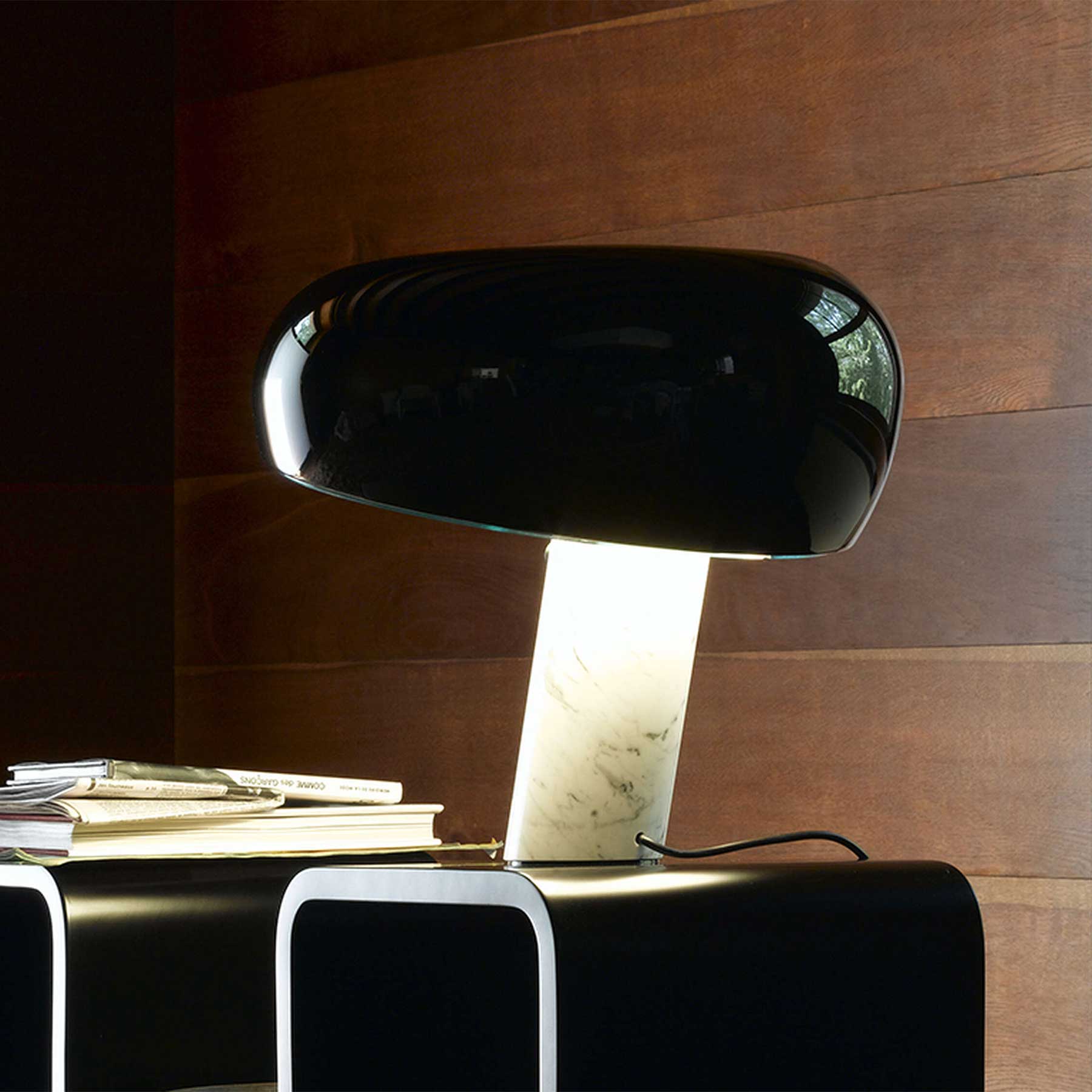 Flos Snoopy E27 stolní mramorové svítidlo