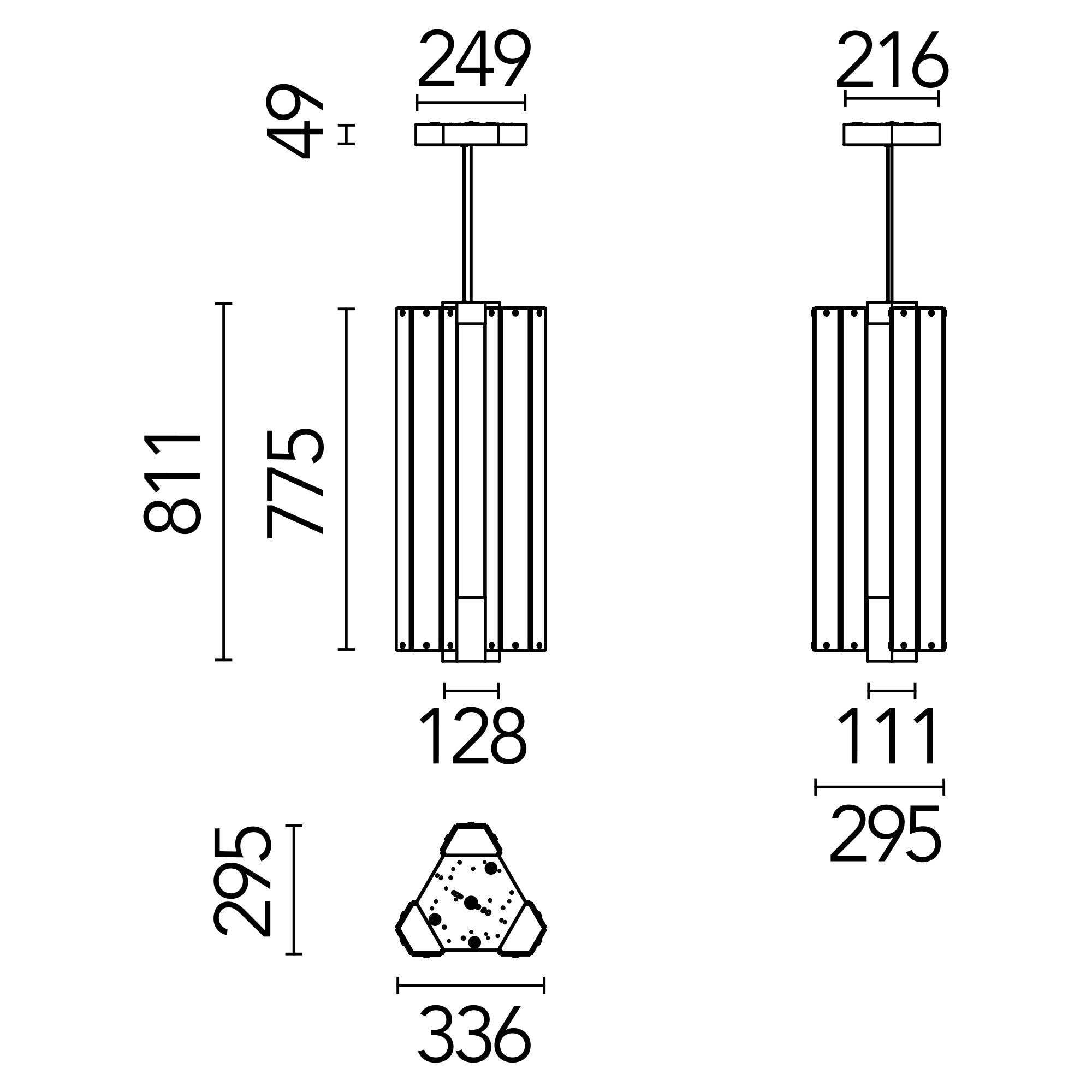 Flos SuperWire LED závěsné skleněné svítidlo