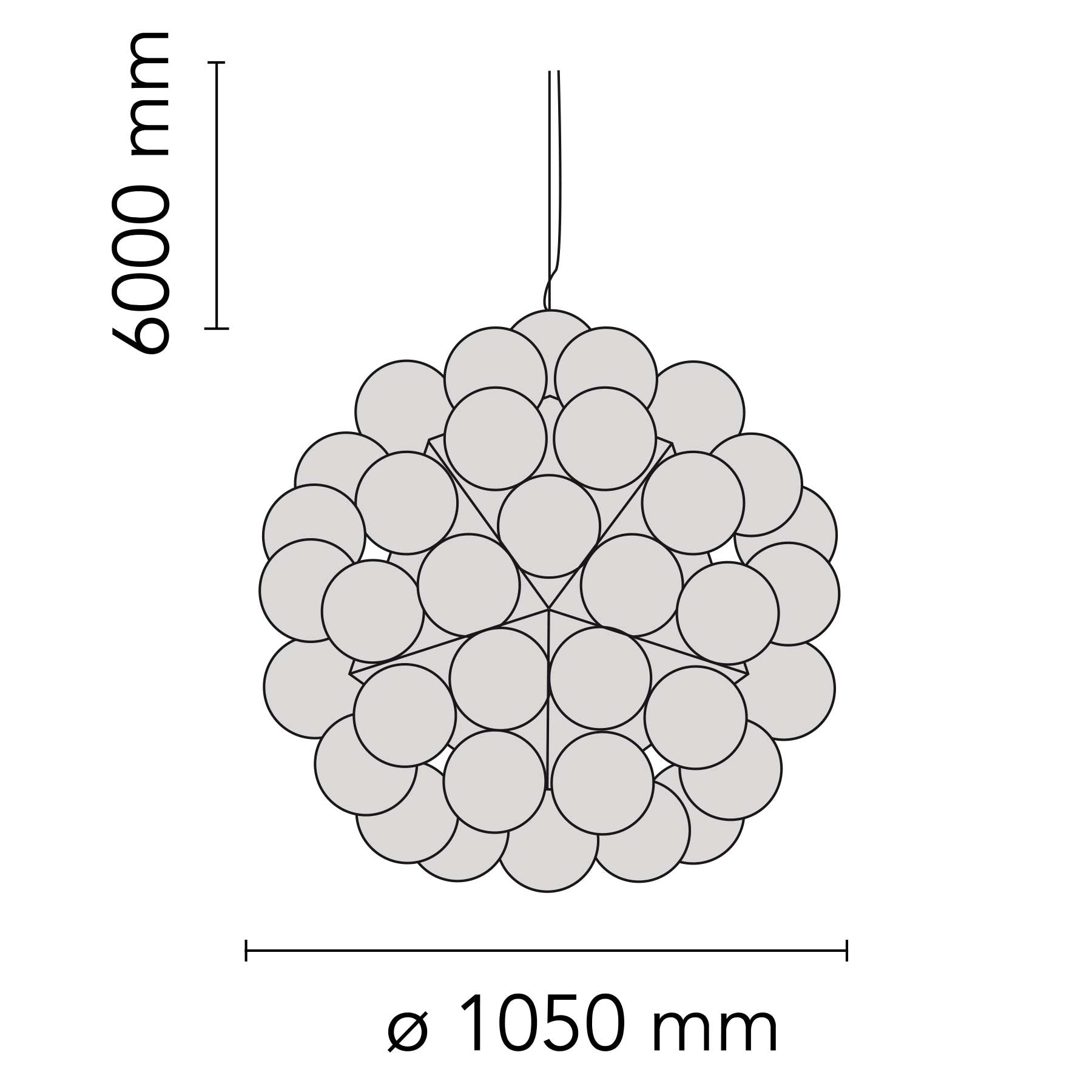 Flos Taraxacum 88 E27 závěsné svítidlo