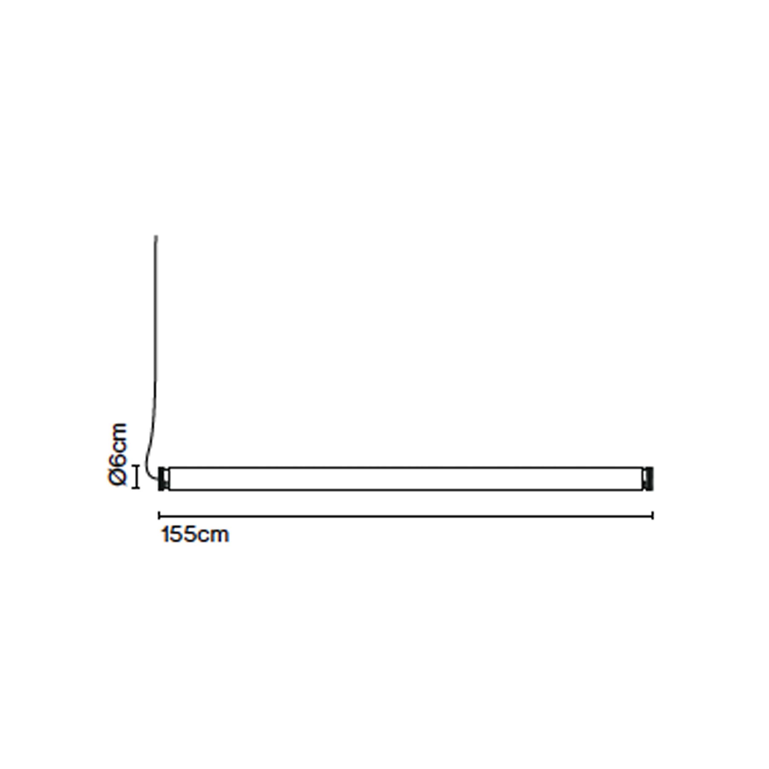 Marset Fris LED bronzefarbene Wandleuchte mit Kabel