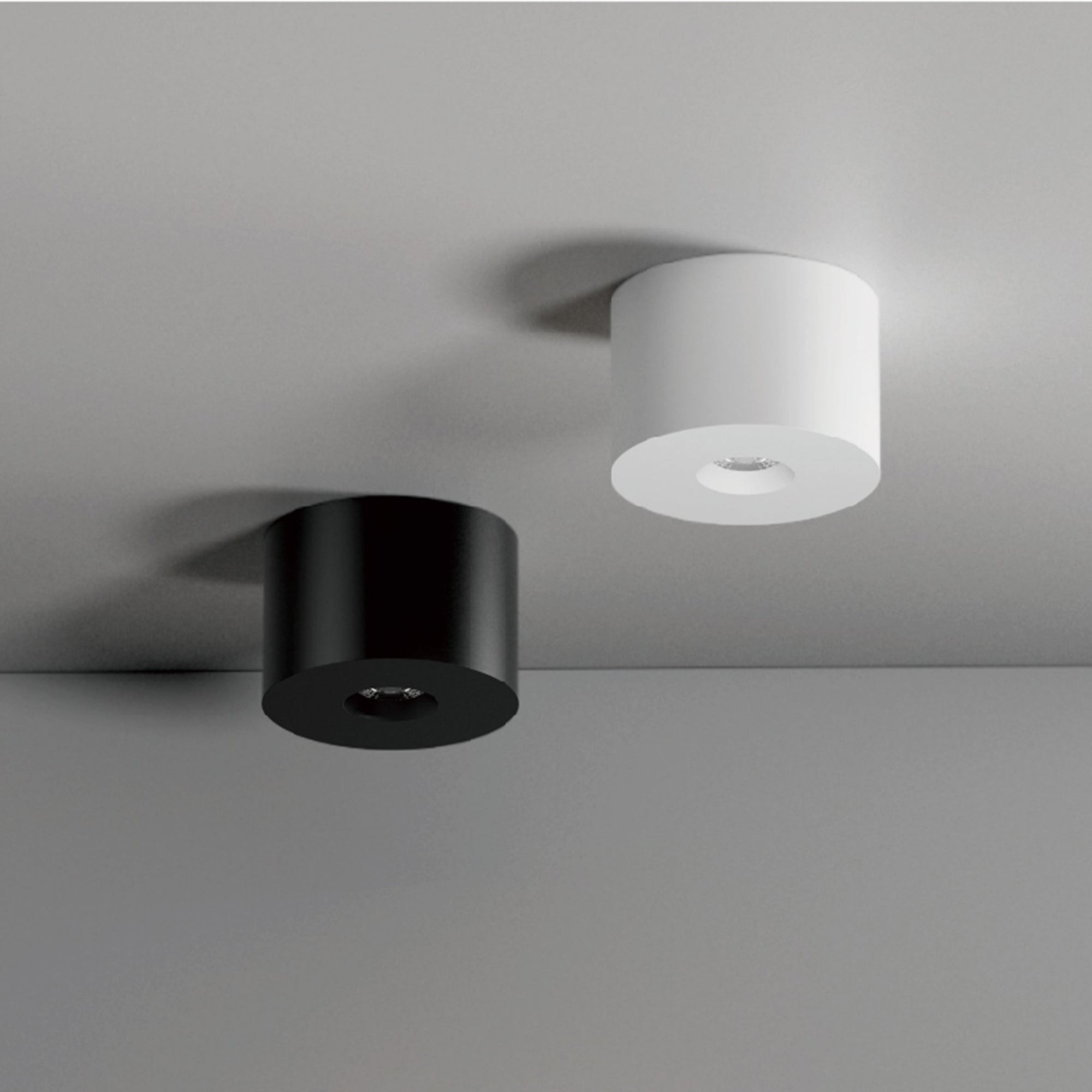 Pebble LED přisazené kovové svítidlo Ra>90 antiglare