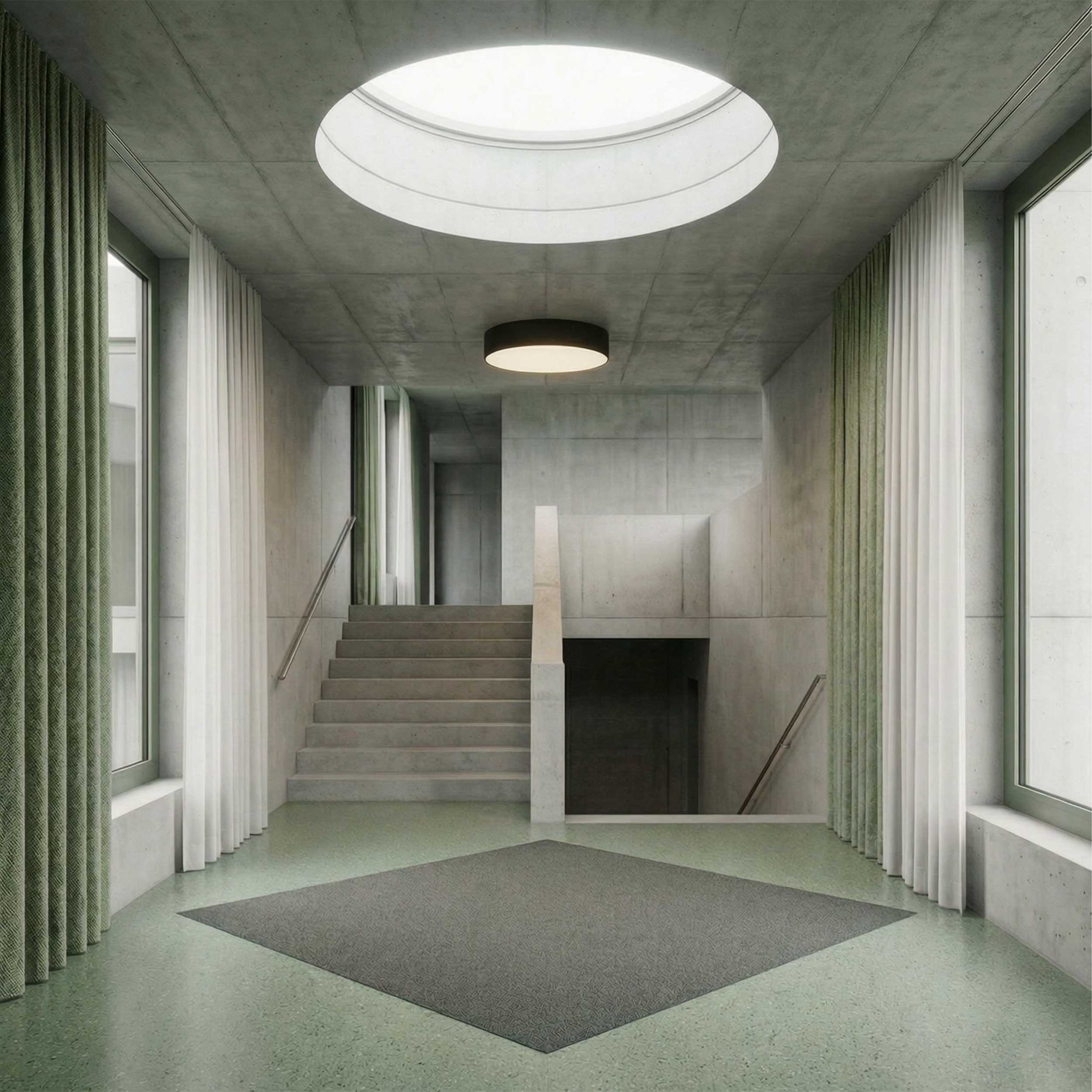 Axio LED runde Aufsatzleuchte mit einstellbarer Farbtemperatur