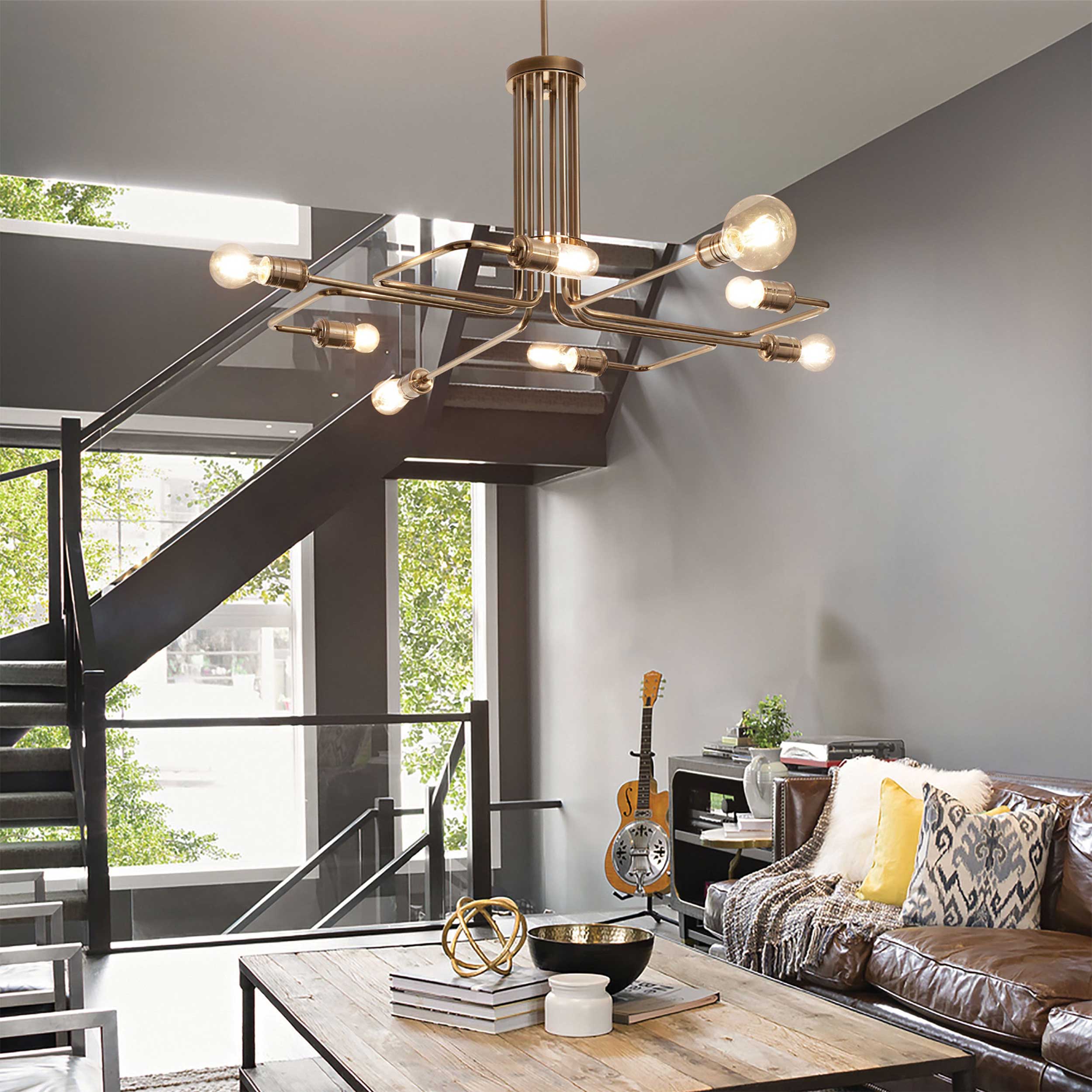 Ideal lux Triumph E27 Pendelleuchte linear