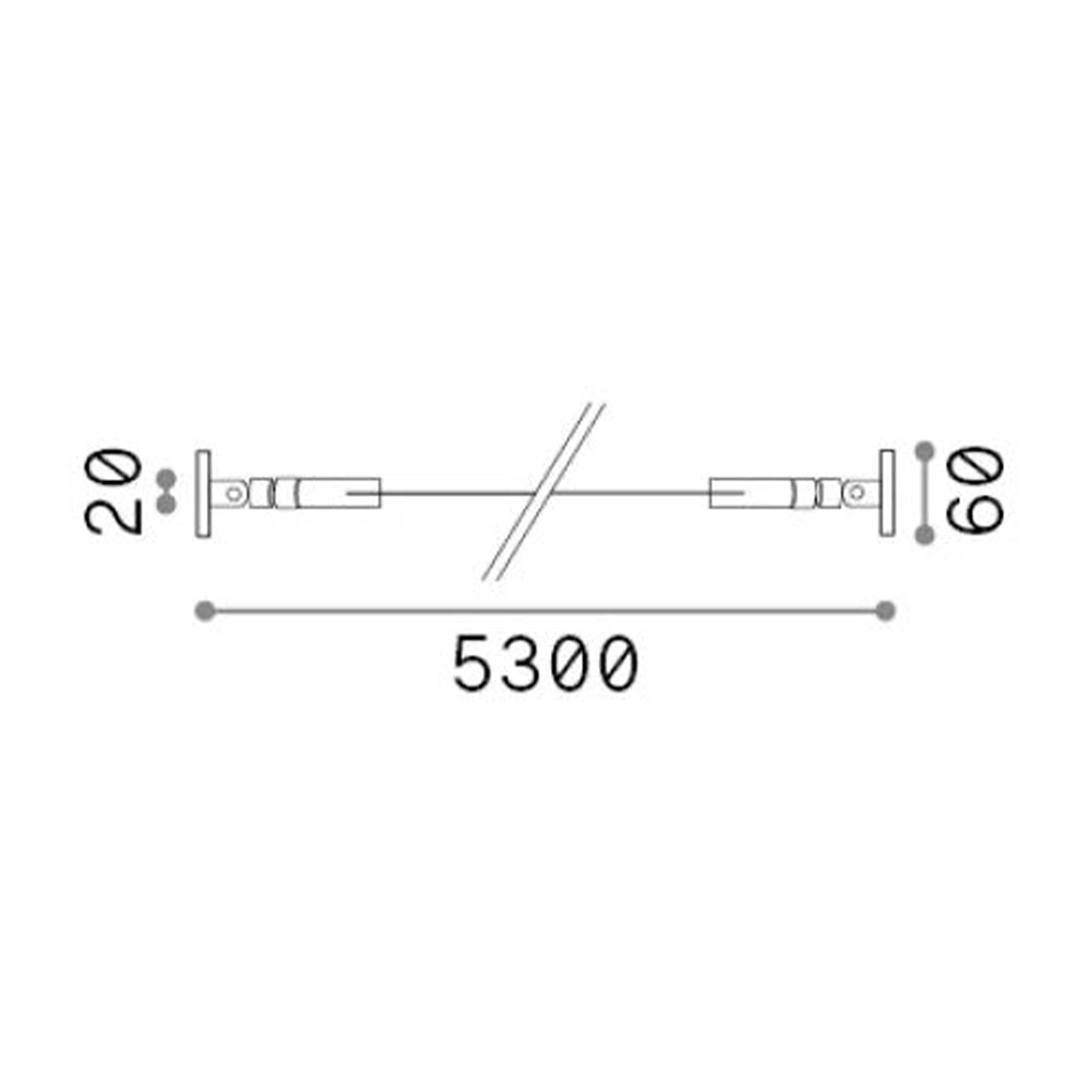 Ideal Lux Tesi flexibles Aluminiumprofil für LED