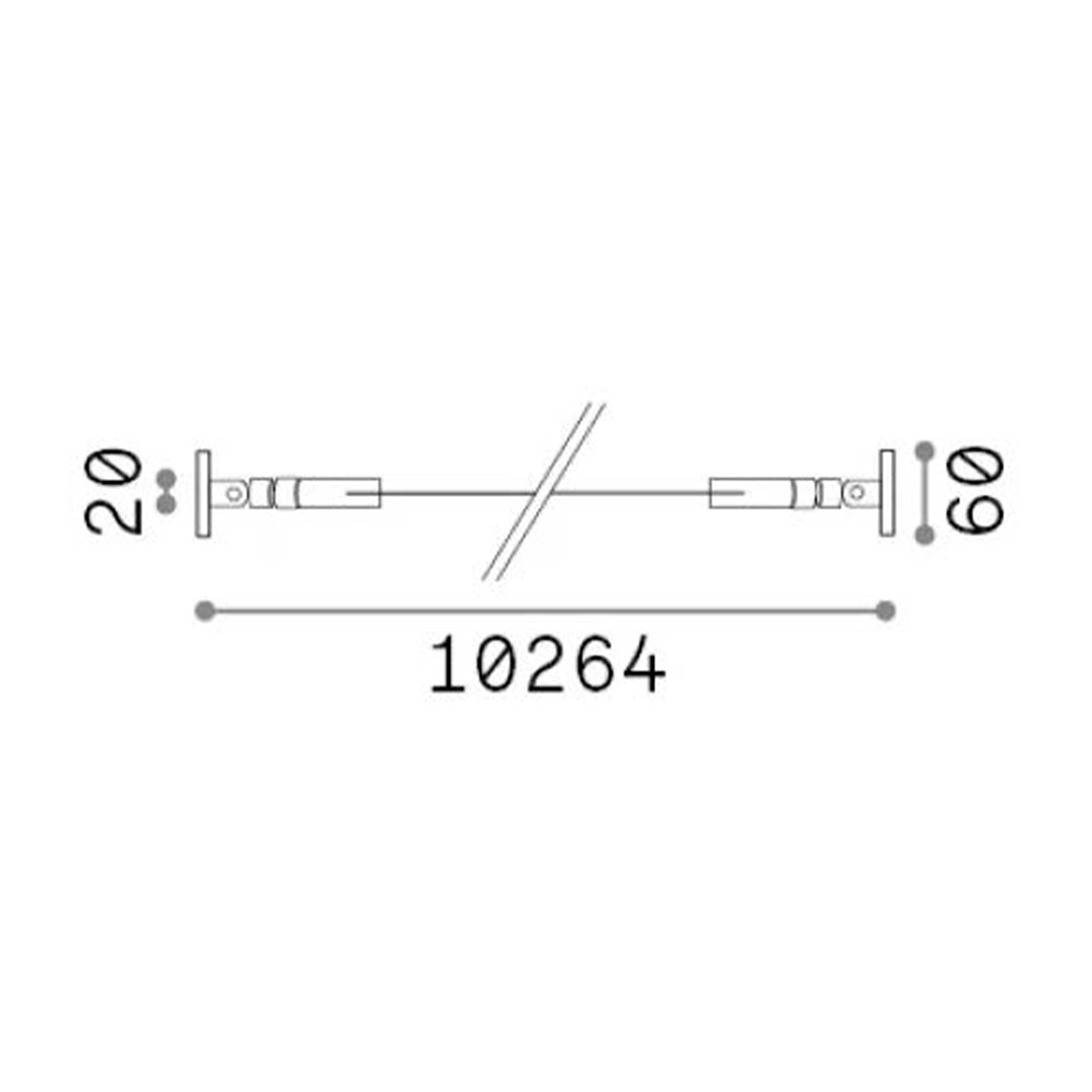 Ideal Lux Tesi flexibles Aluminiumprofil für LED