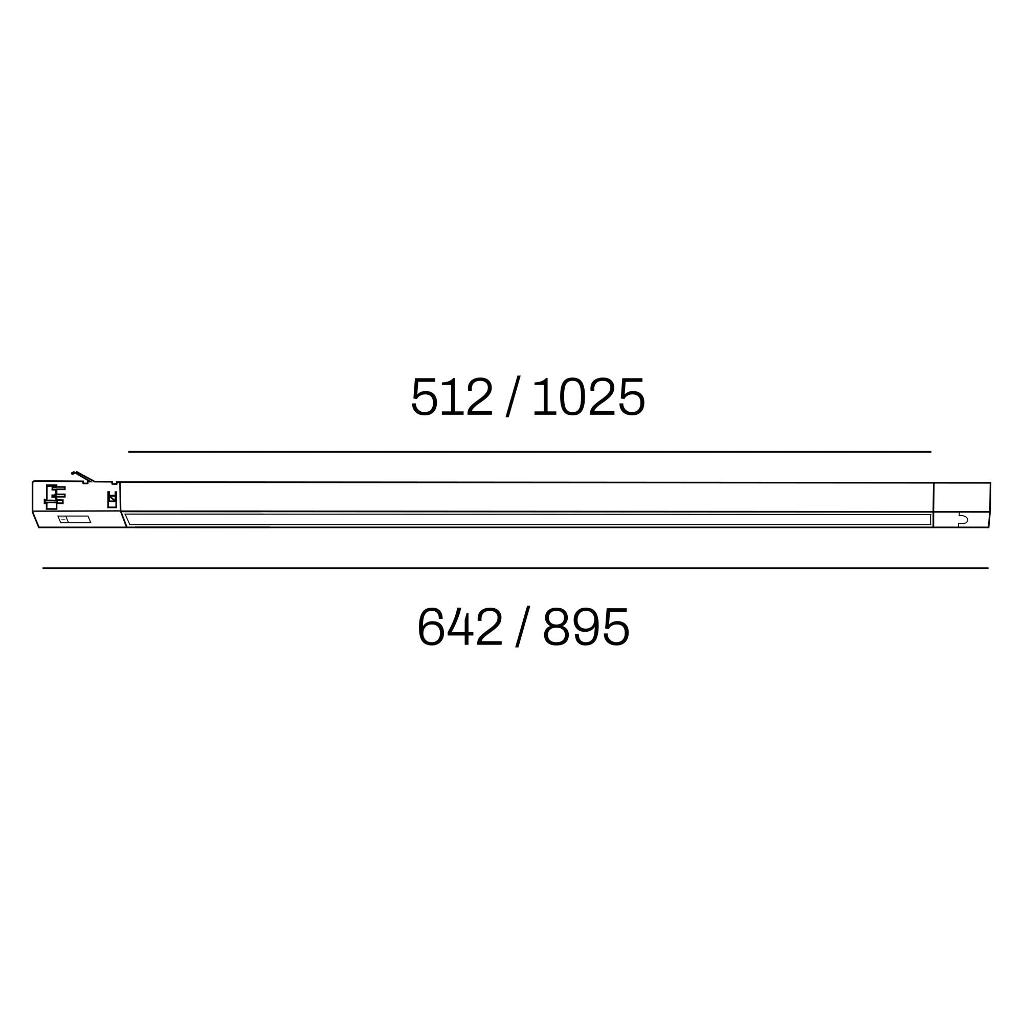 Internova Linea Invi LED prizmatické svítidlo pro 3F lištu