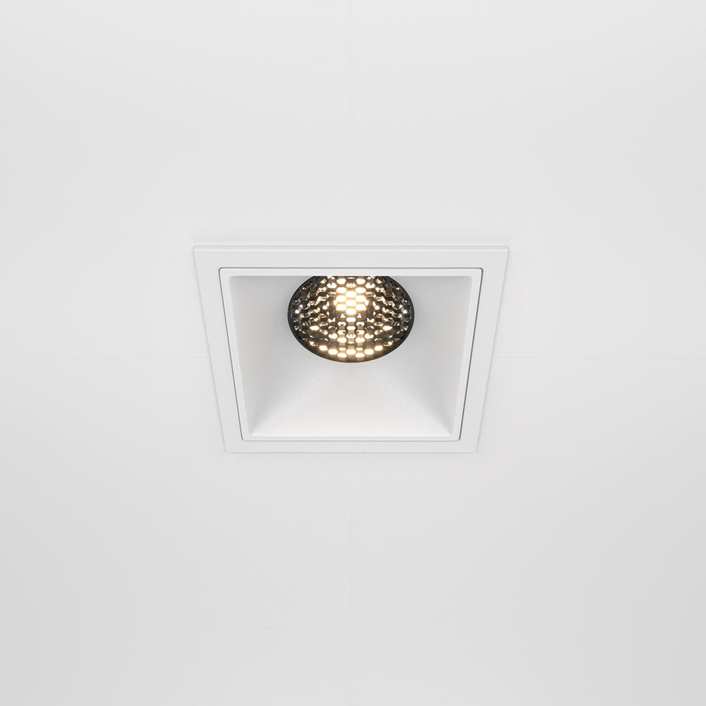 Maytoni Downlight Alfa LED 15 W 36° Einbau-Quadratleuchte weiß