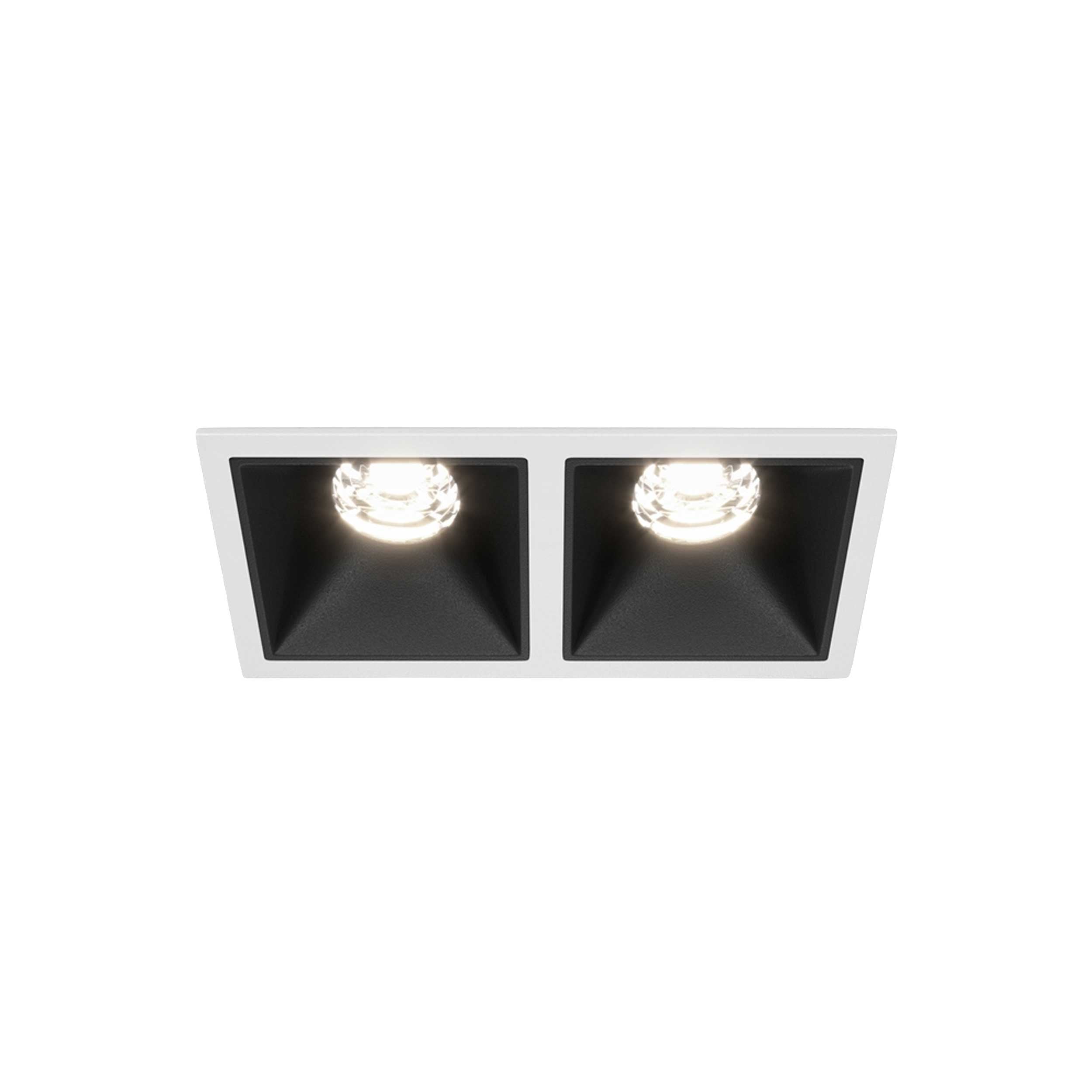 Maytoni Downlight Alfa LED 10 W 36° Einbau-Quadratleuchte schwarz