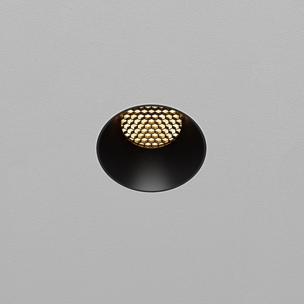 Maytoni Downlight Dip LED 50° Einbau-Rundleuchte schwarz