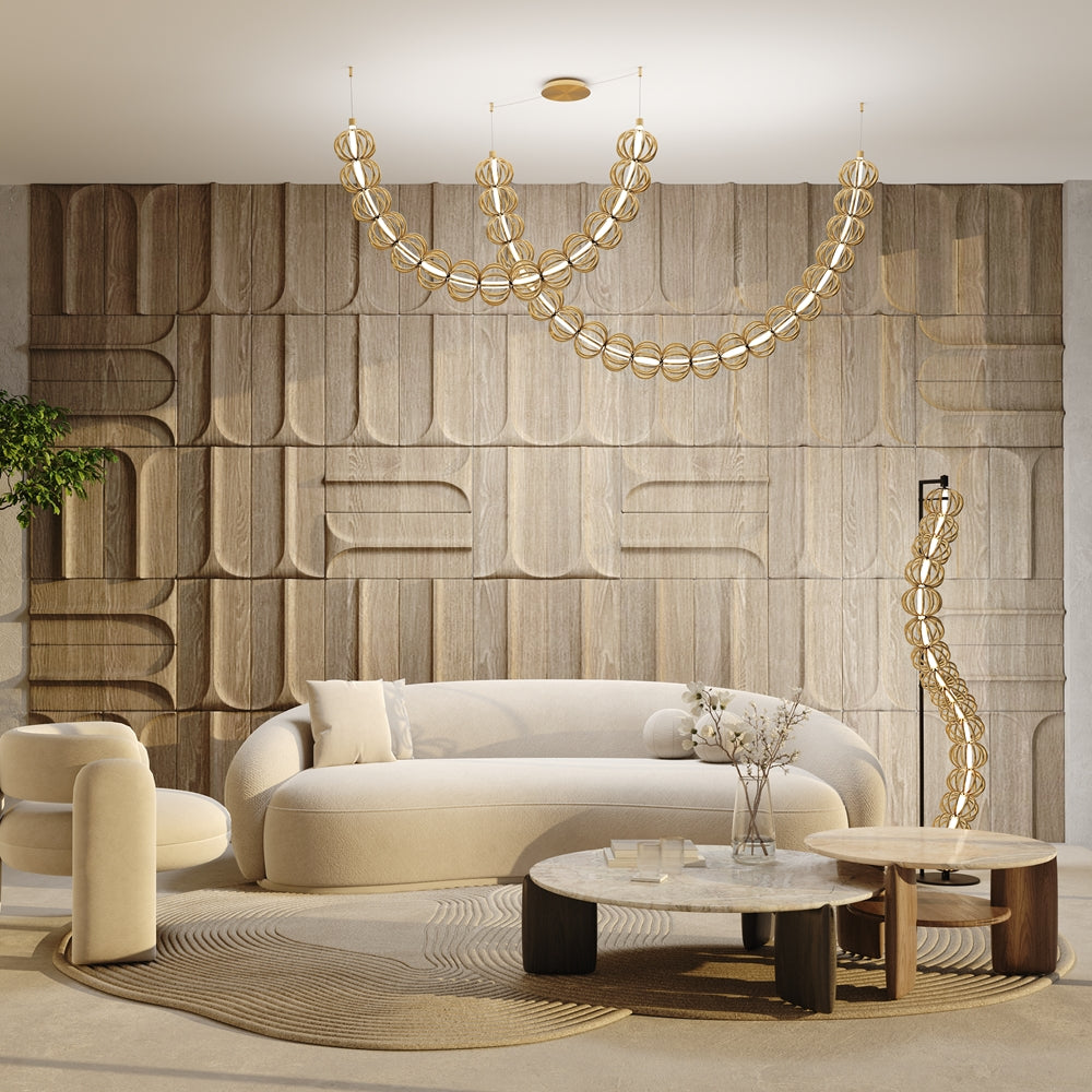 Maytoni Golden Cage LED Stehleuchte