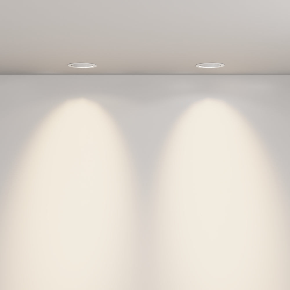 Maytoni Downlight Lens LED 3000K 12W 70° Einbau-Rundleuchte