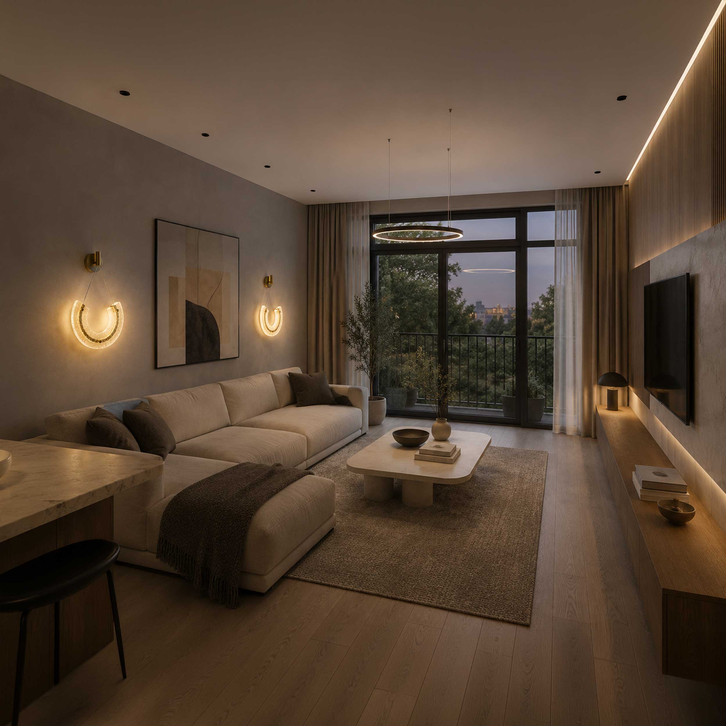 Maytoni Maya LED Wandleuchte