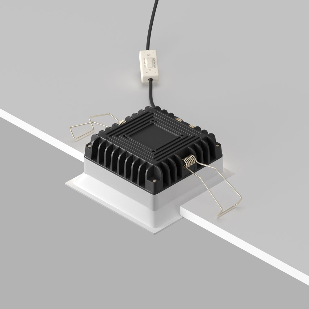 Maytoni Downlight Okno LED 100° Einbau-Quadratleuchte