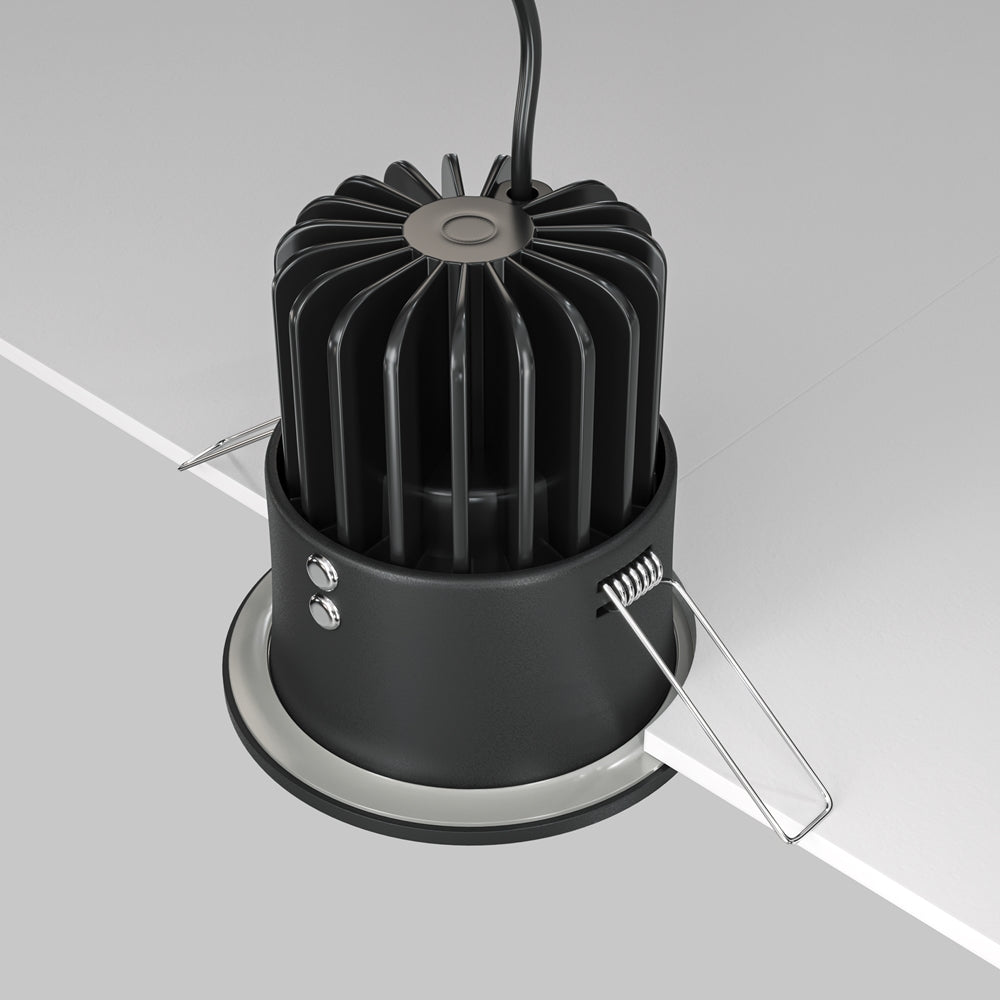 Maytoni Downlight Zoom LED 60° Einbau-Rundleuchte schwarz