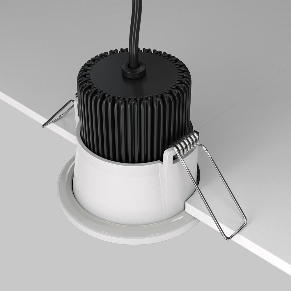 Maytoni Downlight Zoom LED 60° Einbau-Rundleuchte weiß