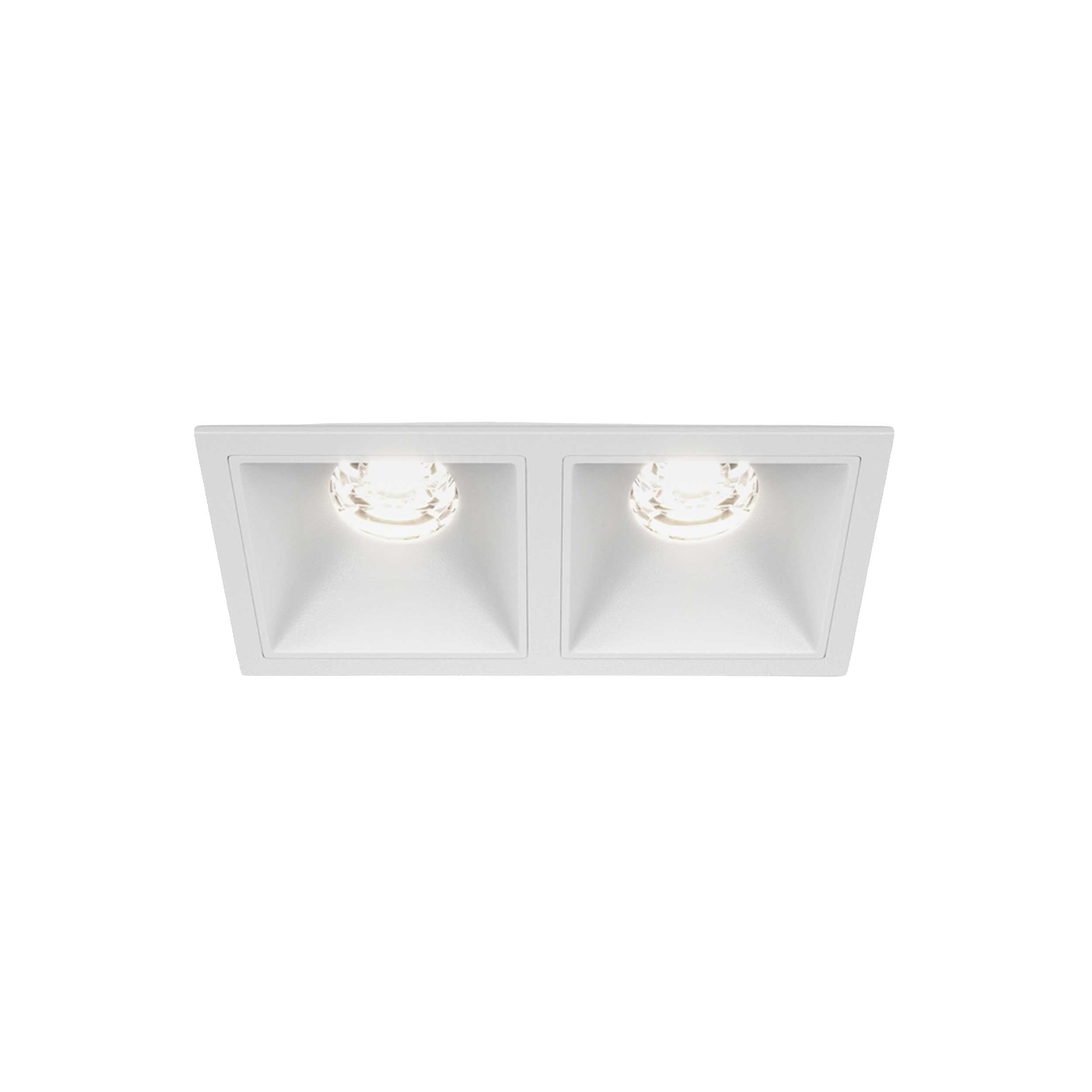 Maytoni Downlight Alfa LED 10 W 36° quadratische Einbauleuchte weiß