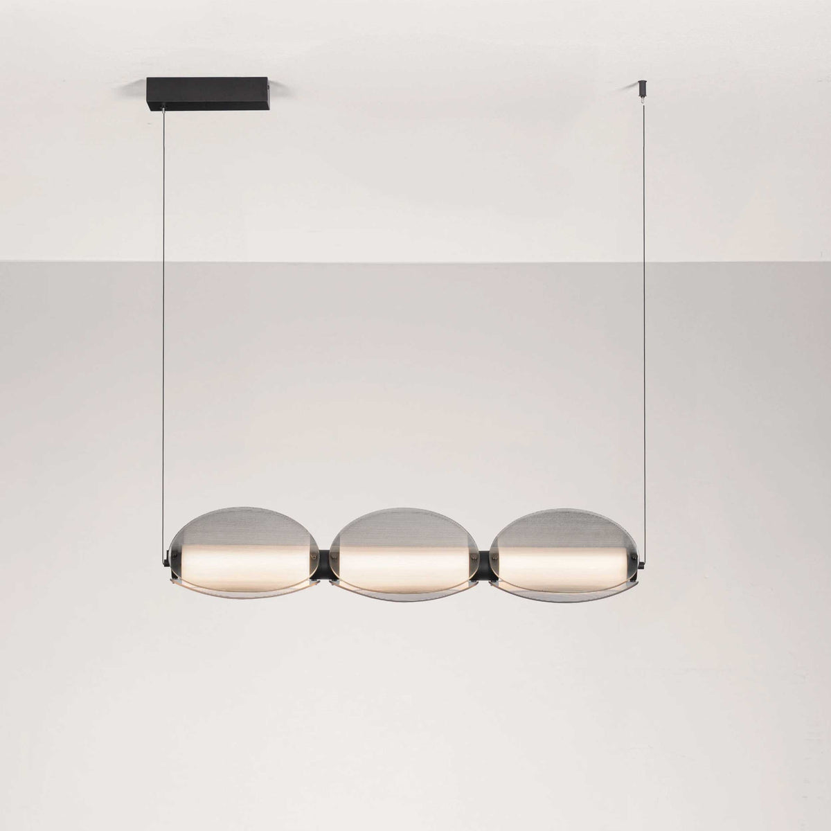 Nova Luce Noir LED-Hängeleuchte, länglich