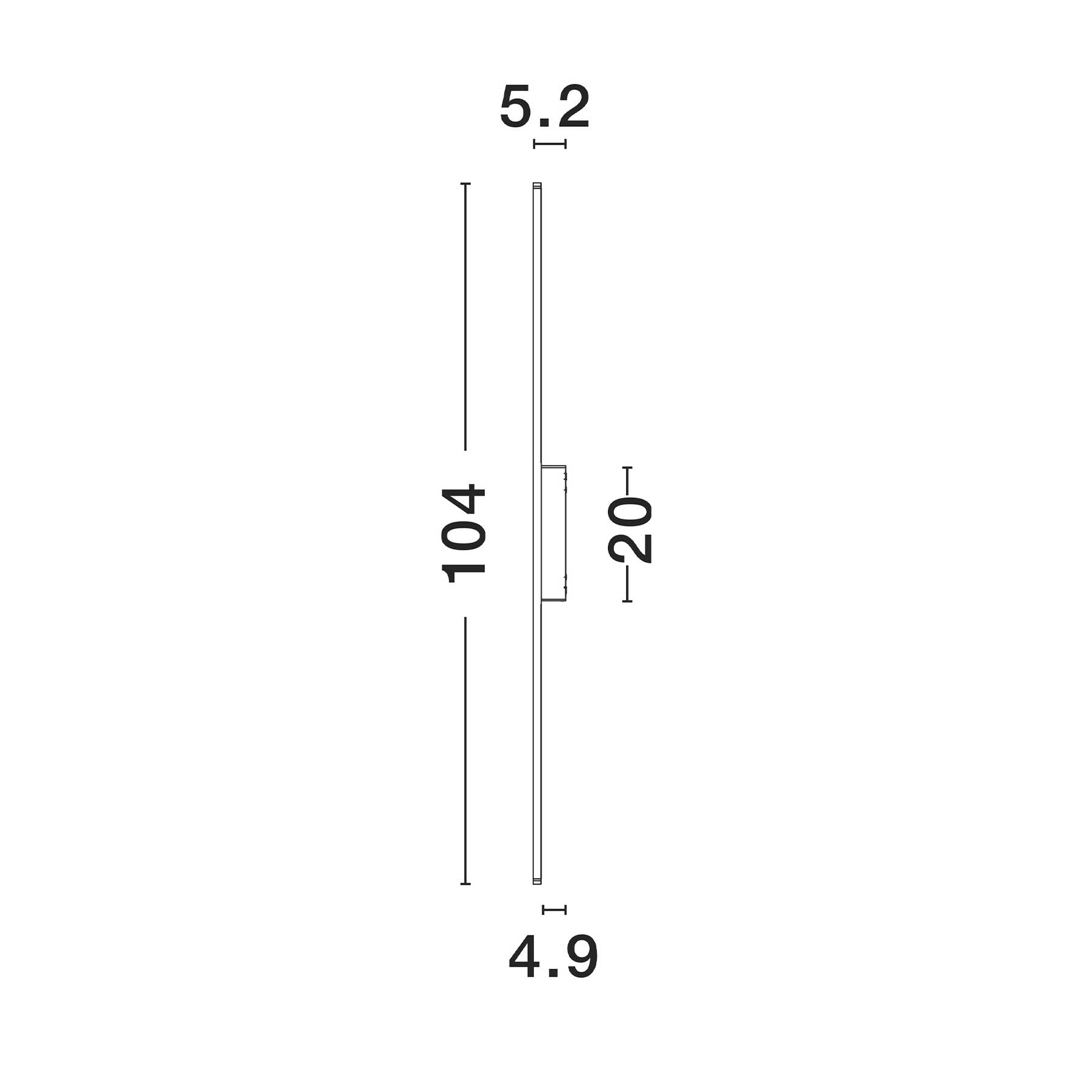 Nova Luce Aneth LED nástěnné svítidlo IP65