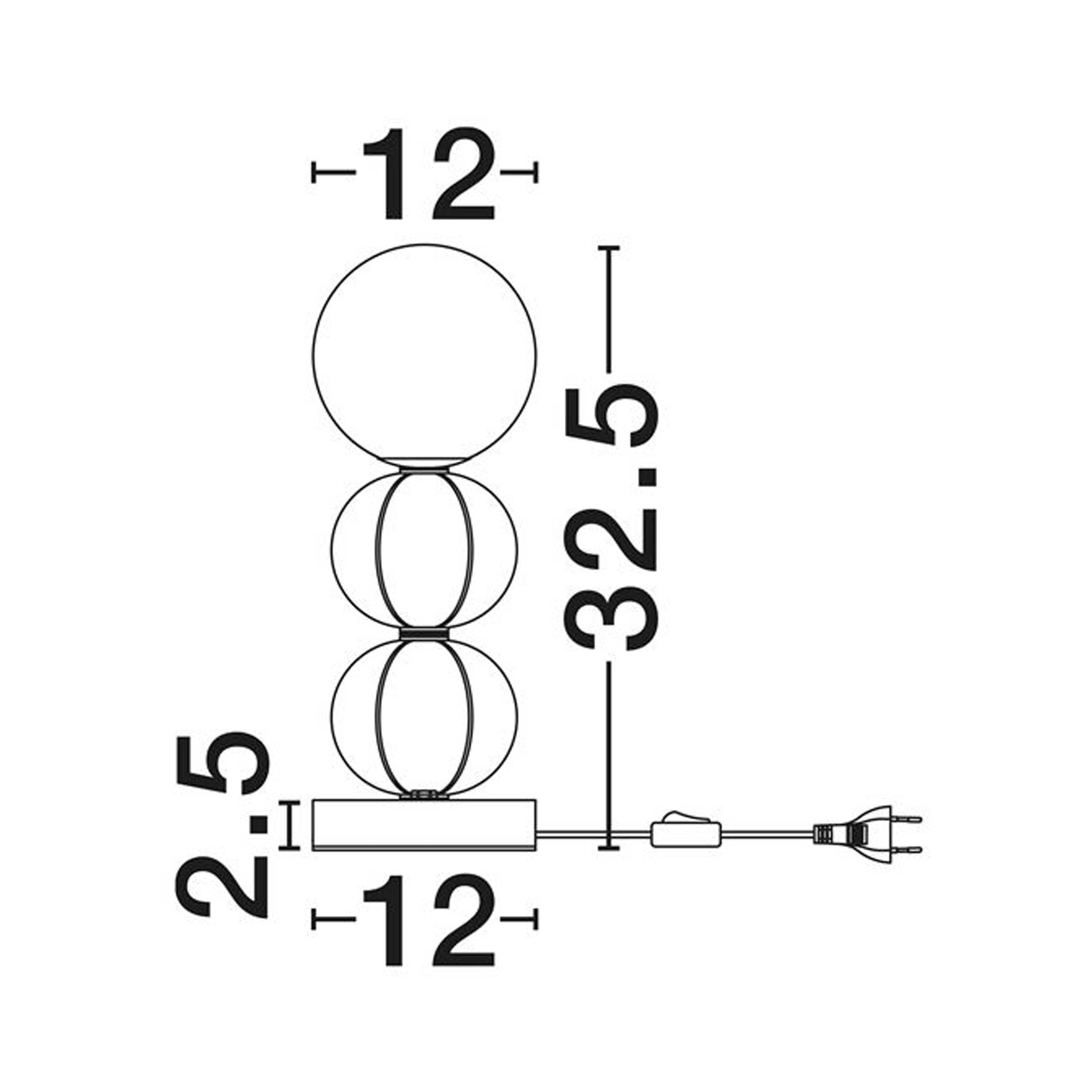 Nova Luce Dazz G9 Tischlampe