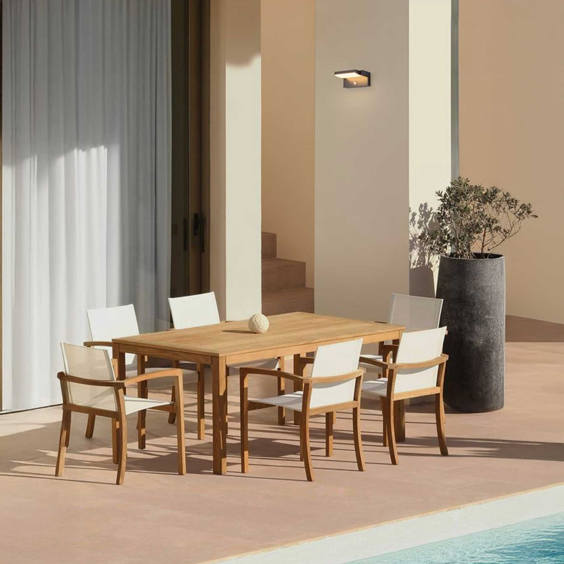 Nova Luce Gerber LED venkovní nástěnné svítidlo IP54 s pohybovým senzorem