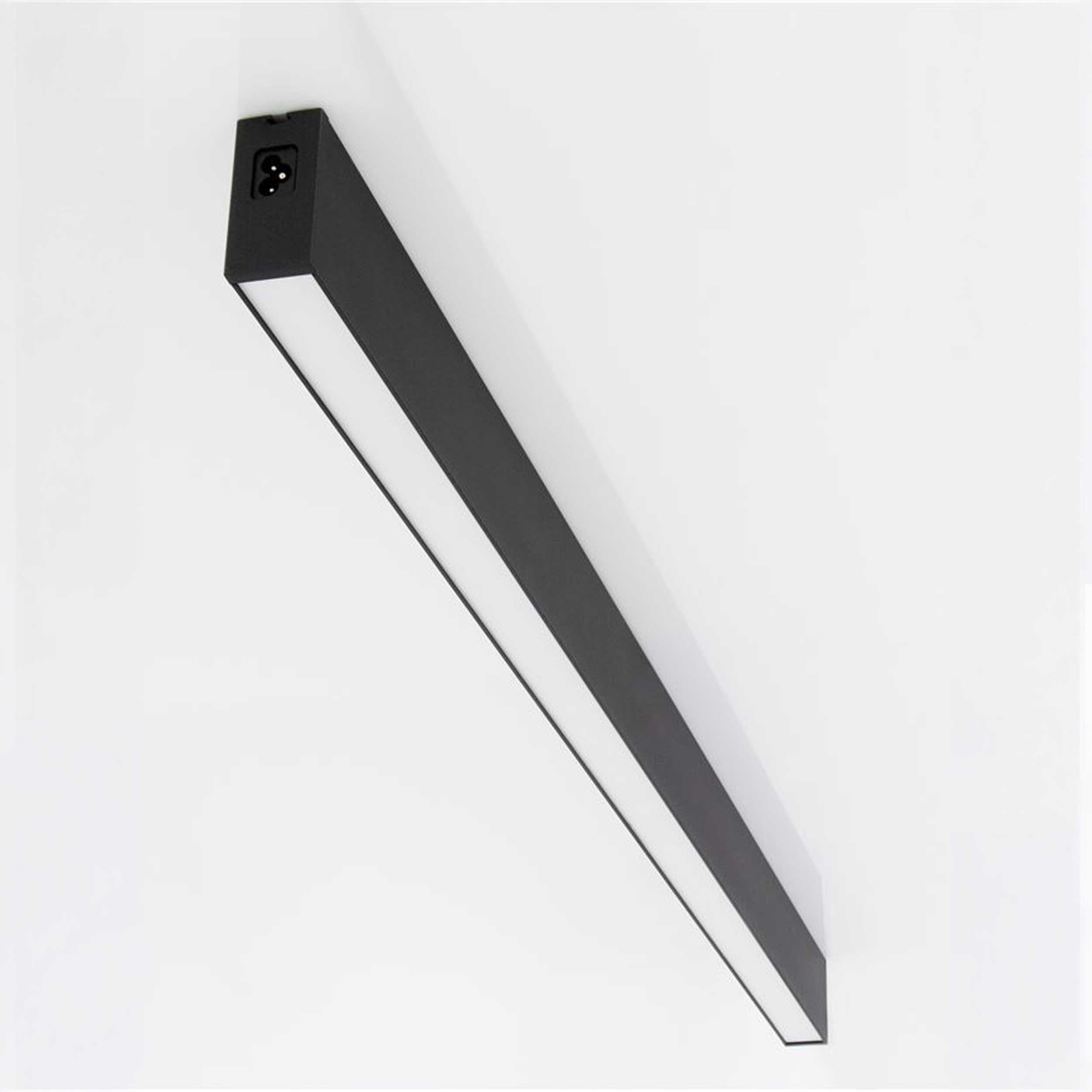 Nova Luce Lina Opal LED lineare Aufbaudeckenleuchte kombinierbar