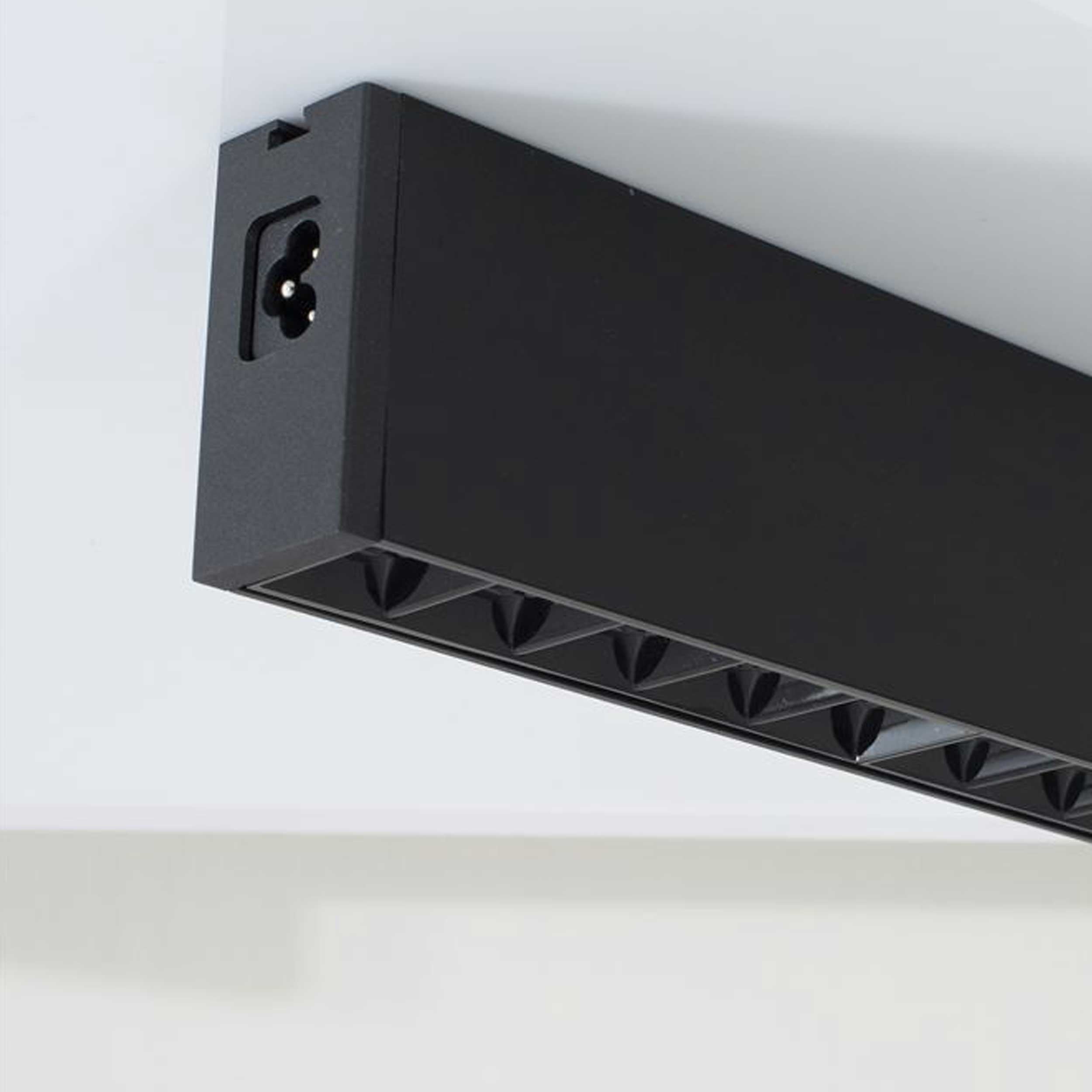 Nova Luce Lina Antiglare LED lineare Aufputz-Deckenleuchte kombinierbar