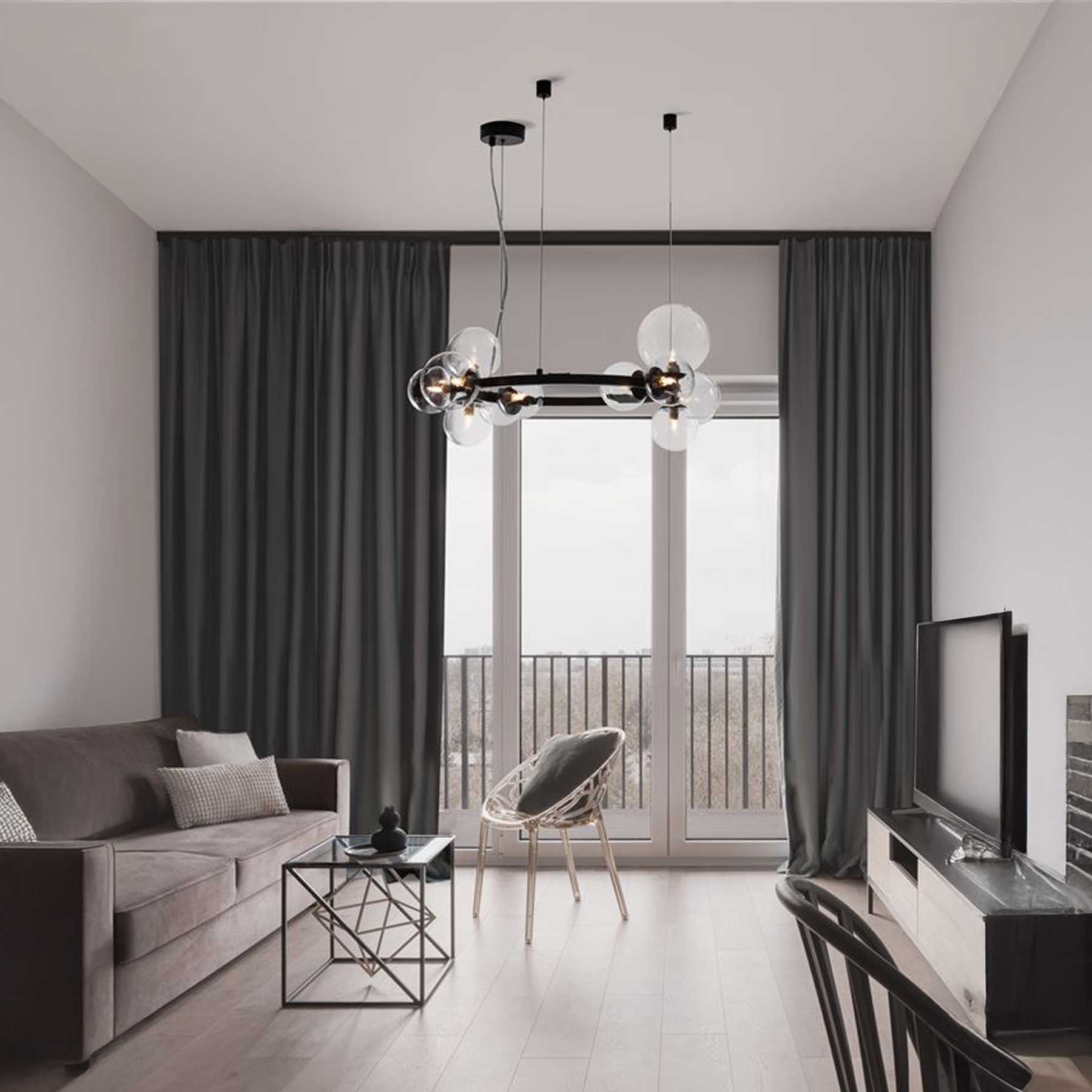 Nova Luce Odillia G9 závěsný kruhový lustr