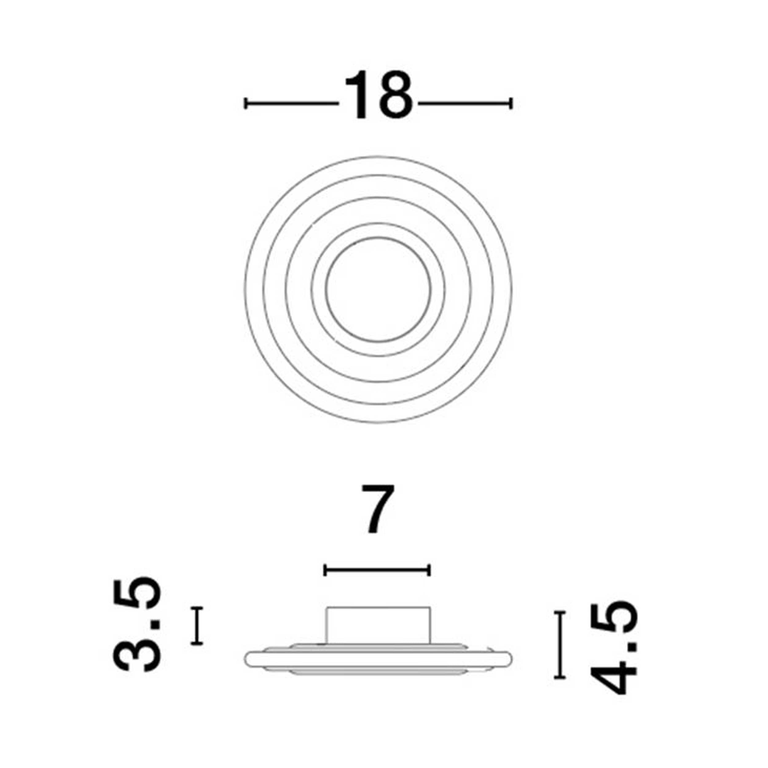 Nova Luce Sianna E27 Glas-Wandleuchte