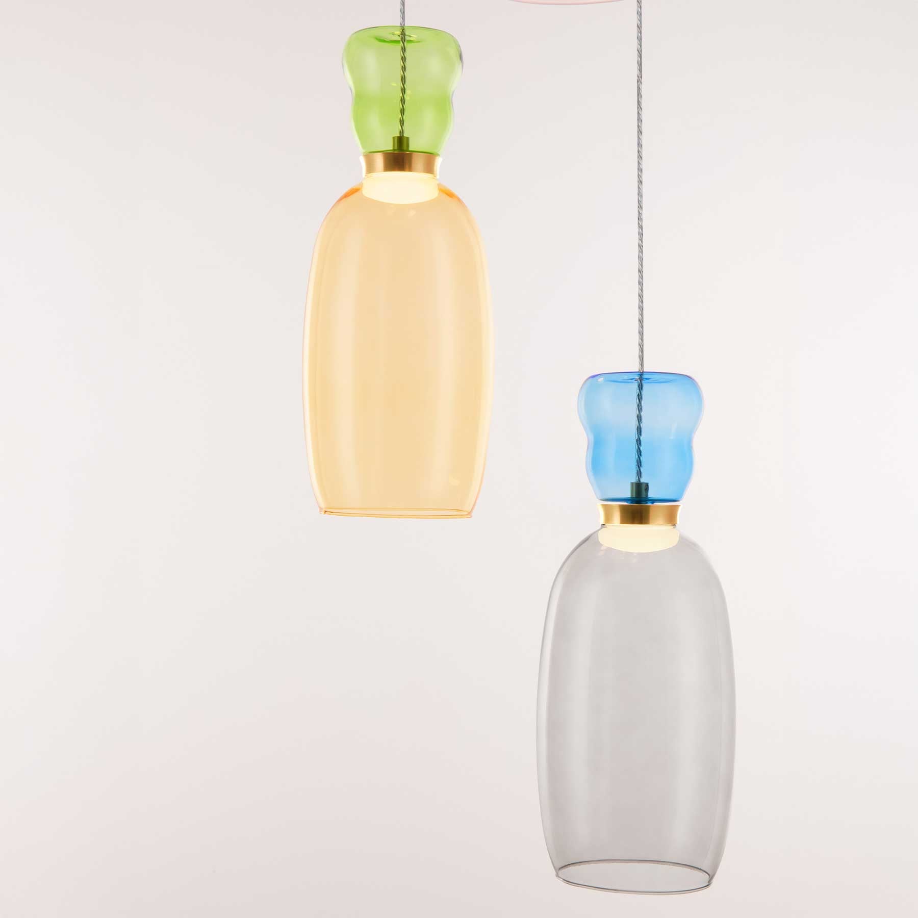 Nova Luce Pluma LED skleněné závěsné svítidlo